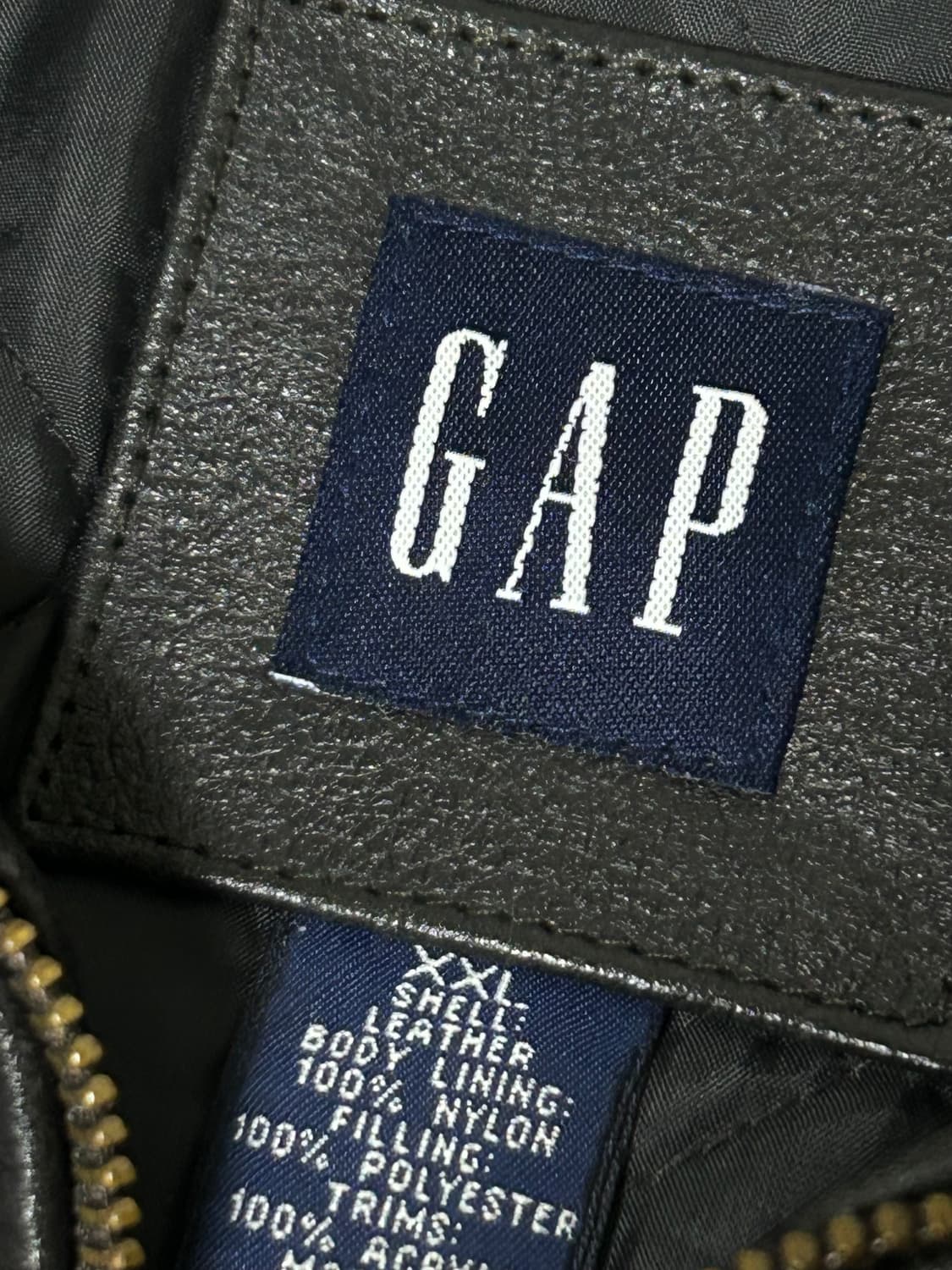 Old Gap 올드갭 레더 자켓 상품이미지2