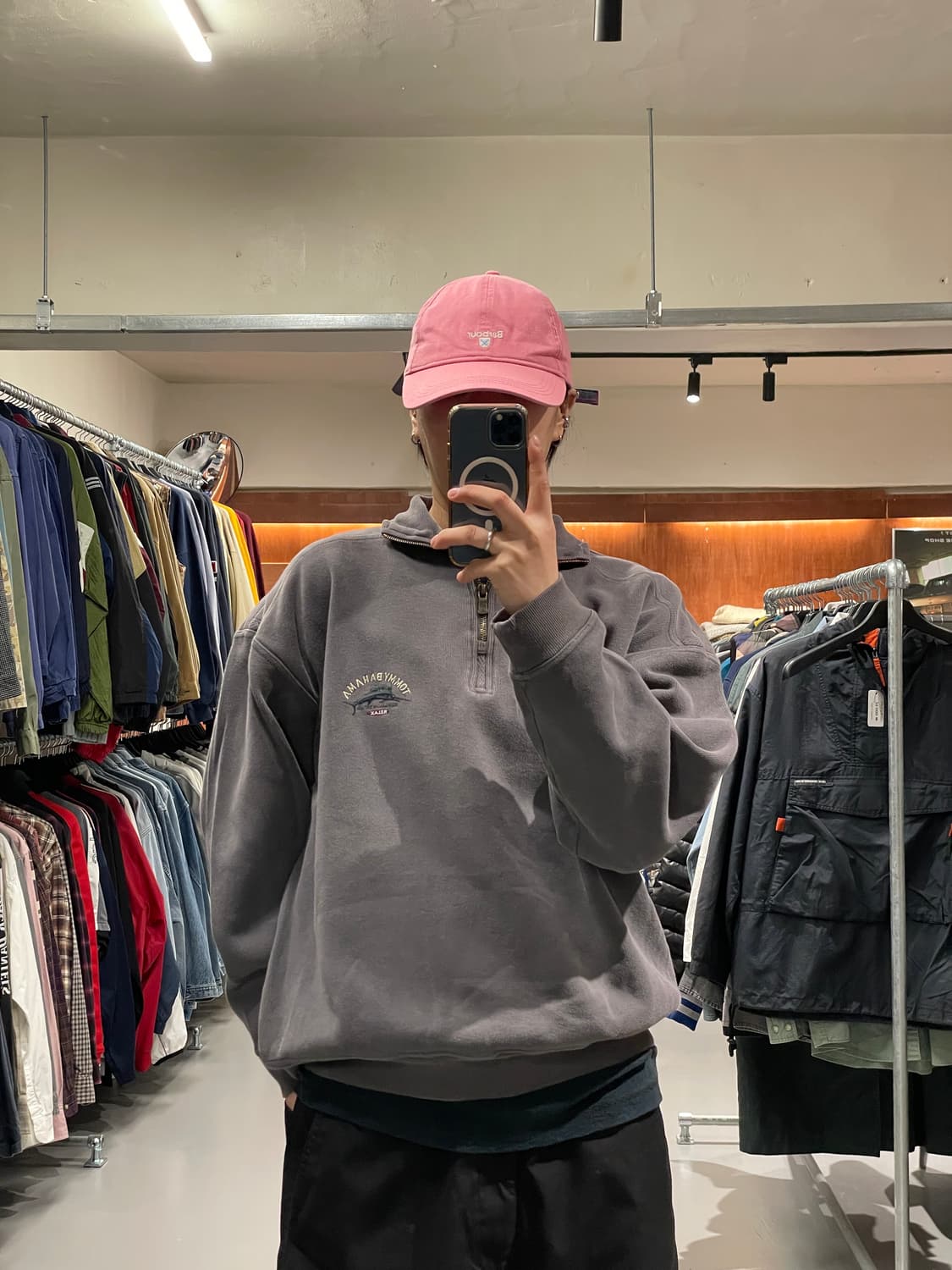 타미 바하마 반집업 맨투맨 상품이미지1