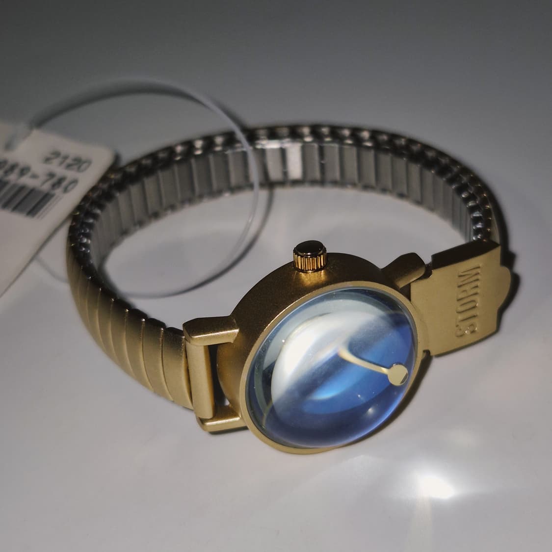 90s 영국 스톰 스페이스 에이지 블루 반구 시계 상품이미지8