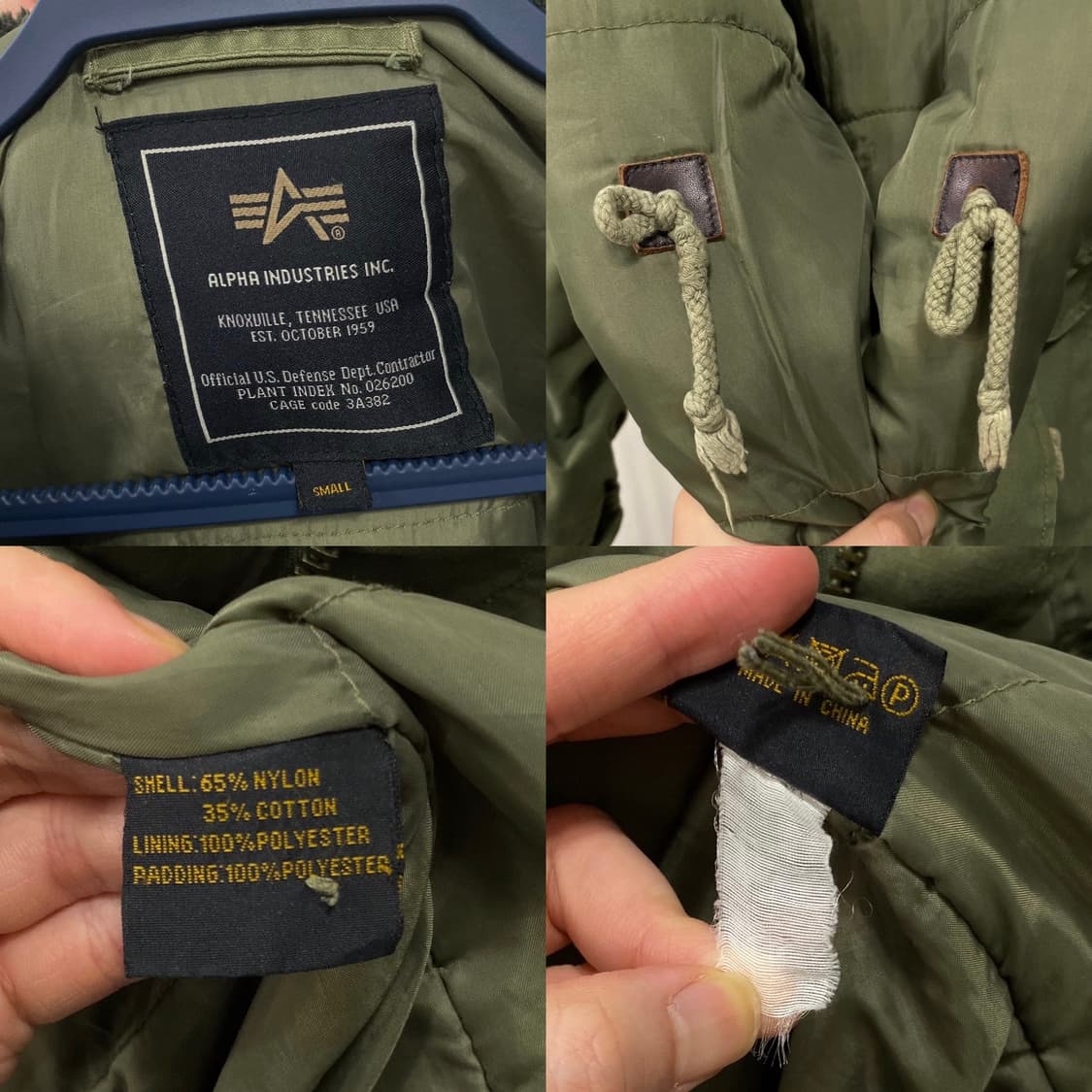 알파인더스트리 코튼 N3B 파카 상품이미지8