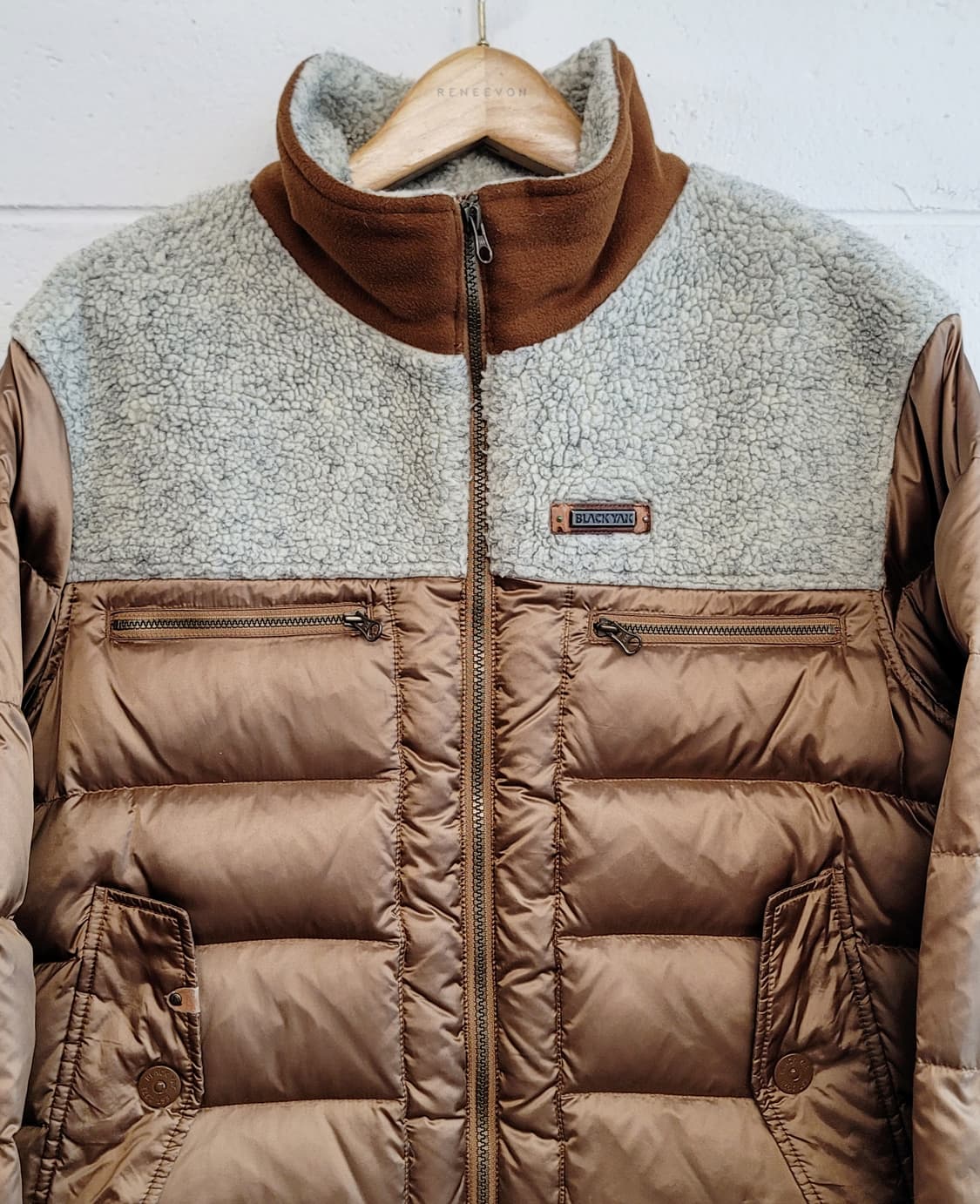 블랙야크(BLACK YAK) 구스다운(거위털) 후리스믹스 패딩점퍼 판매 상품이미지4