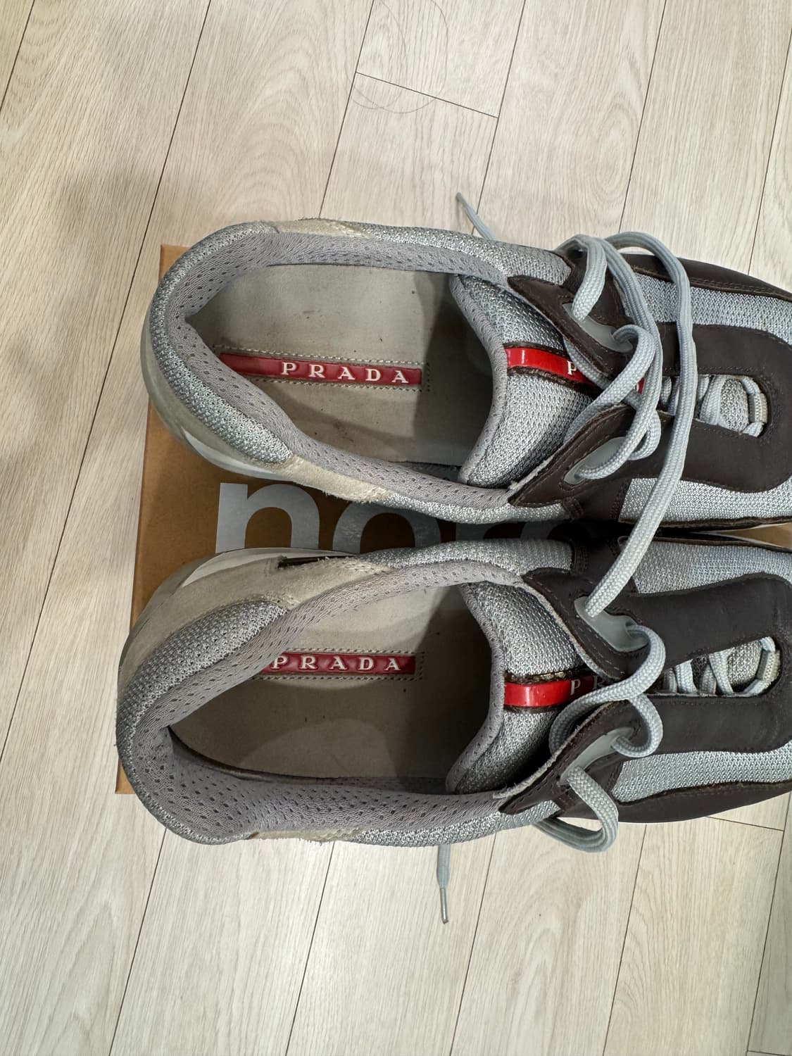 빈티지 프라다 아메리카컵 브라운 상품이미지4