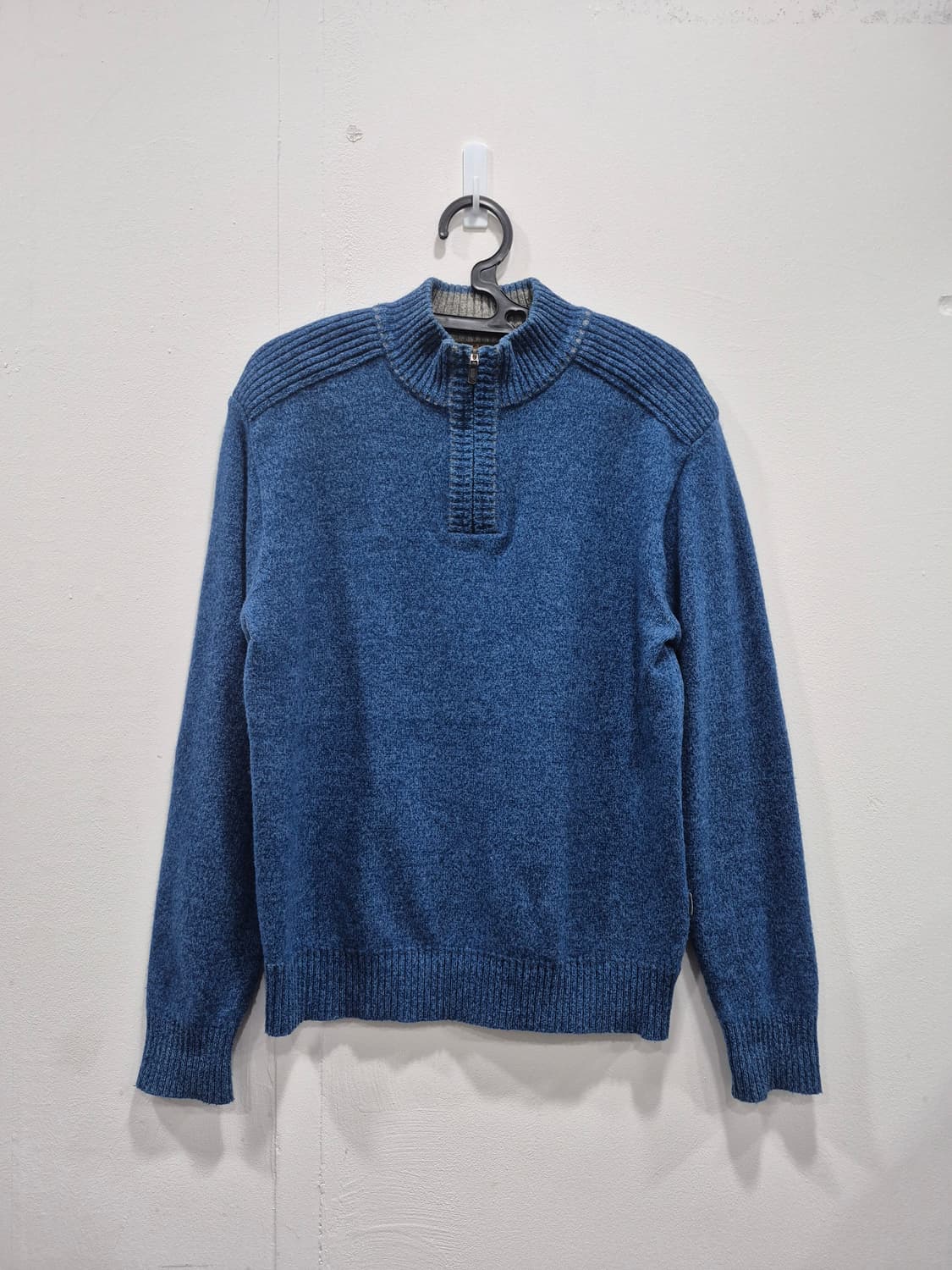 캠브리지맴버스 블루 하프넥 니트 스웨터 남성 95사이즈 상품이미지1