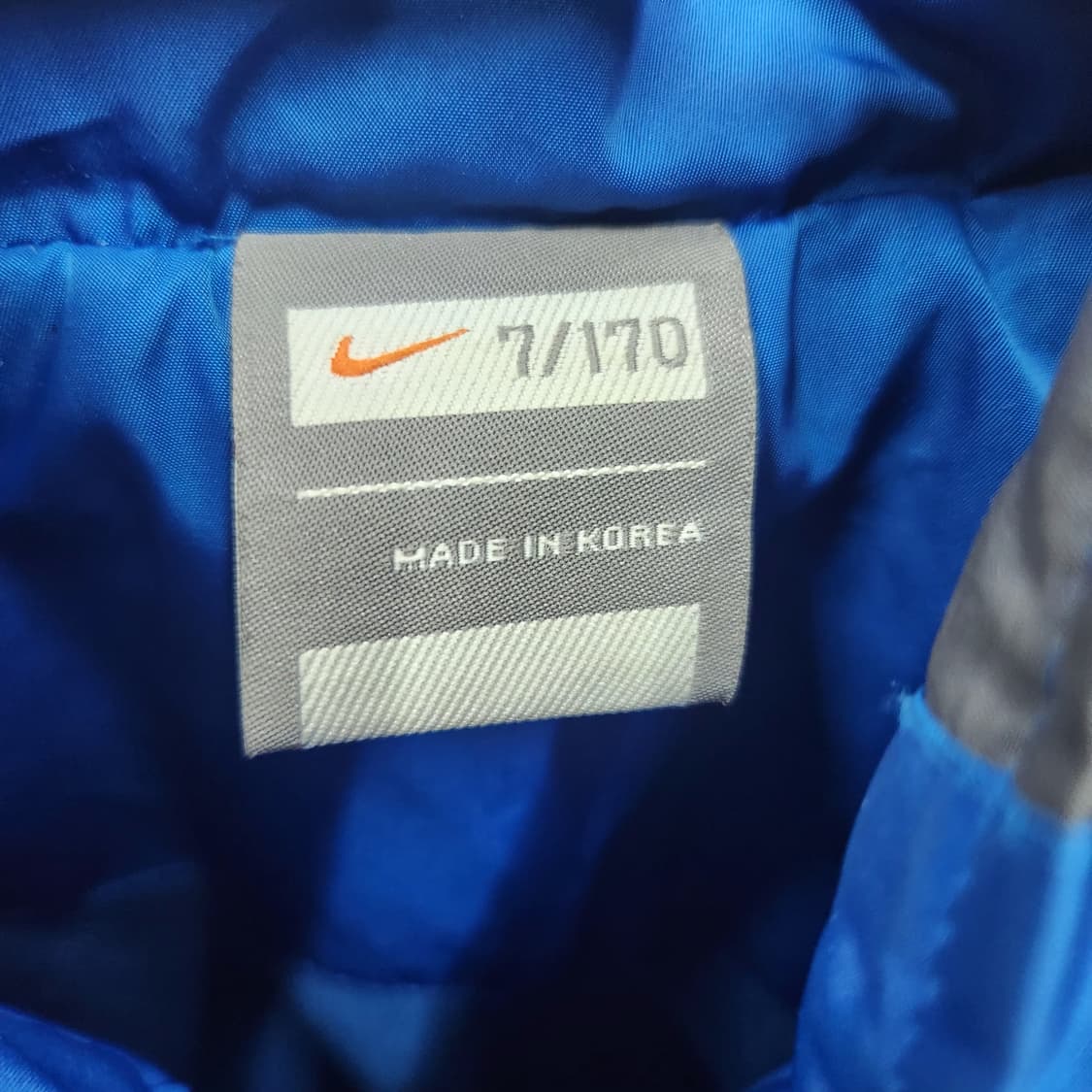 올드스쿨 나이키 스우시 배색(소매)  바람막이 점퍼 XL 상품이미지6