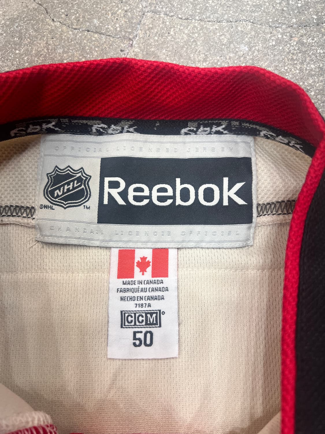 리복NHL OTTAWA SENATORS 클래식 져지 상품이미지5