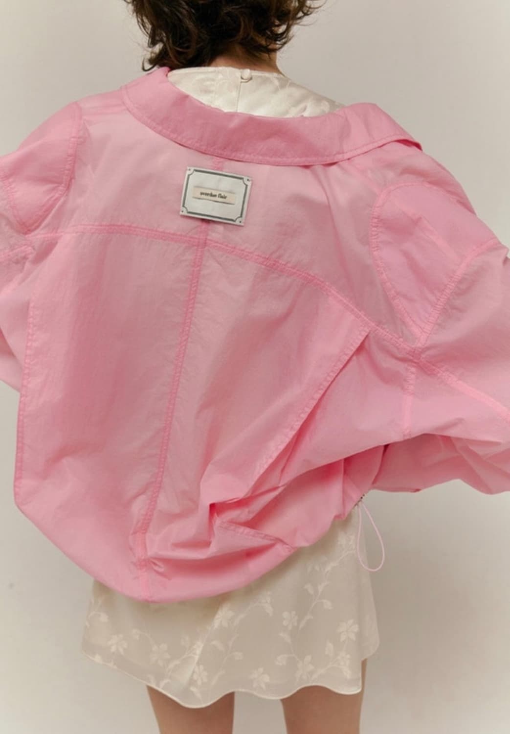 오버듀플레어 fancy blouson jumper _pink 상품이미지3