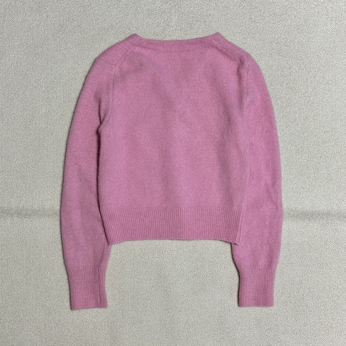 마르디 메크르디 브이넥 라쿤 블렌디드 가디건 상품이미지3