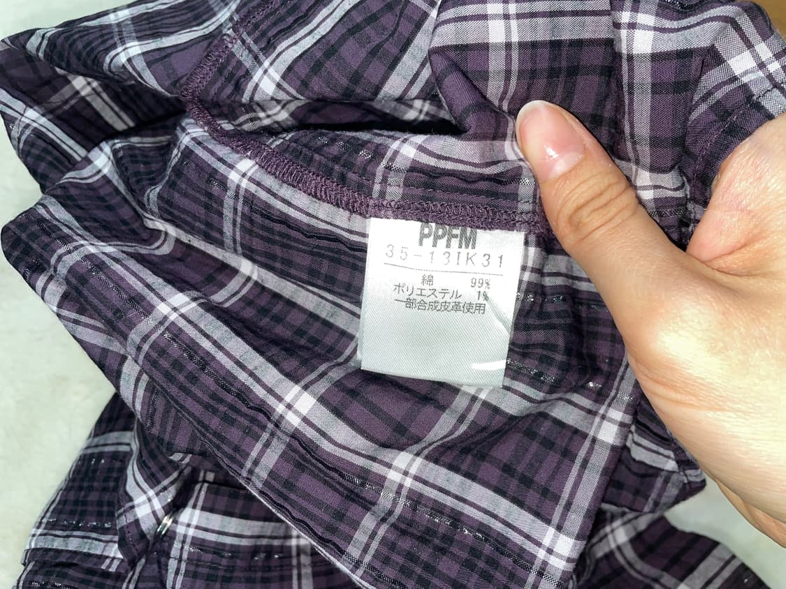 PPFM vintage check shirts 상품이미지8