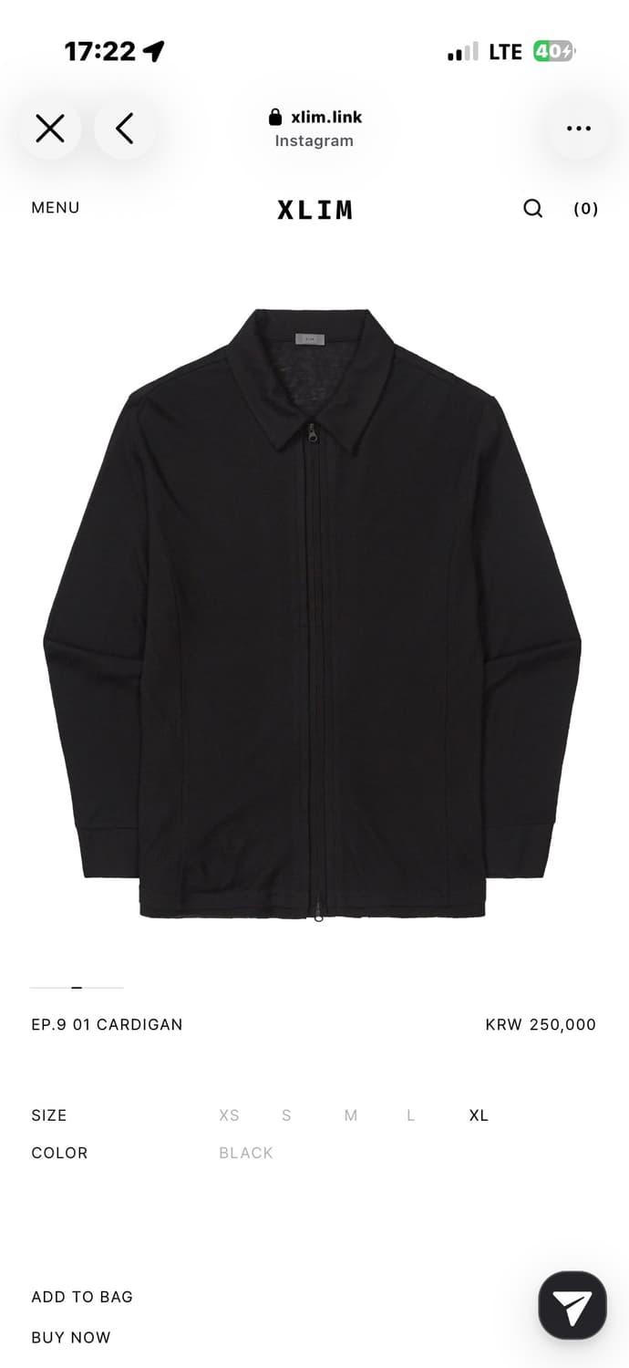 XLIM ep.9 01 CARDIGAN 상품이미지1