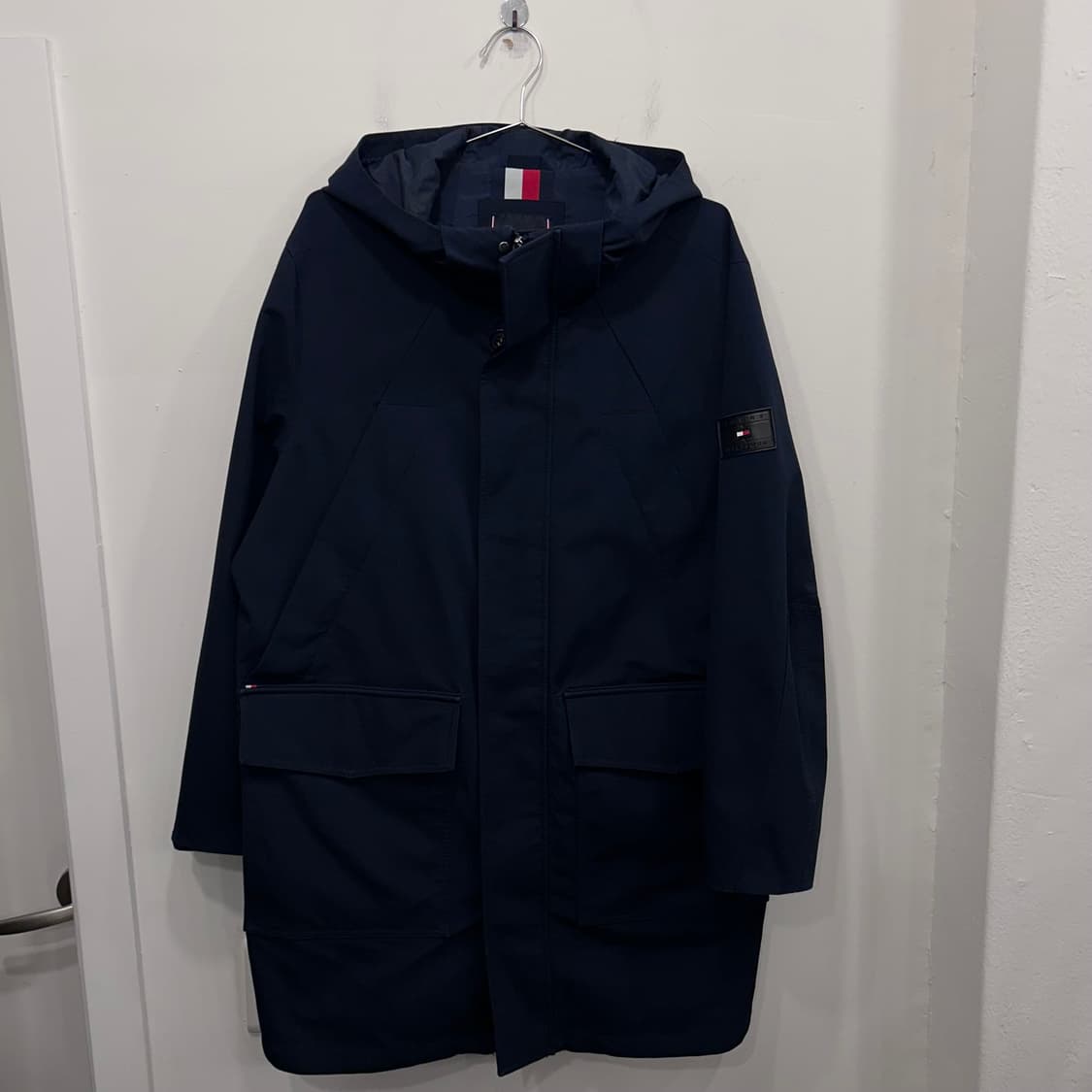 타미힐피거 무광 나일론 후드 레인코트 상품이미지2