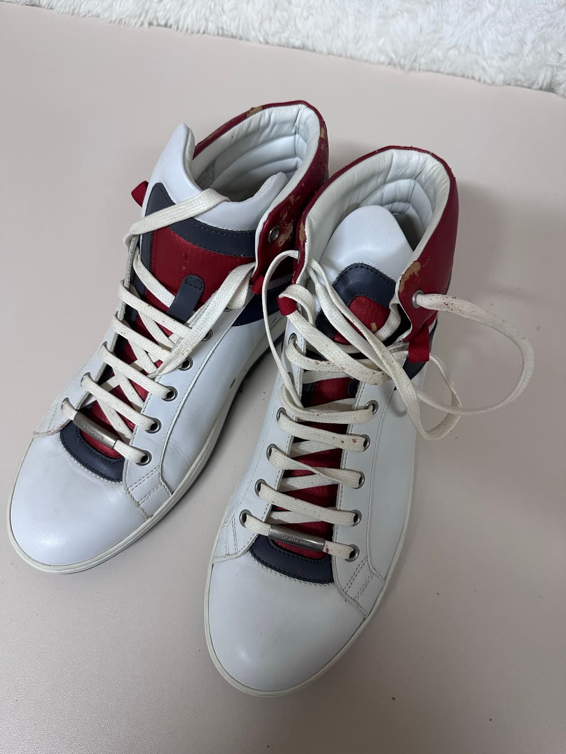 [새상품]디올 옴므 크리스반아쉐 하이탑 스니커즈  280 상품이미지4