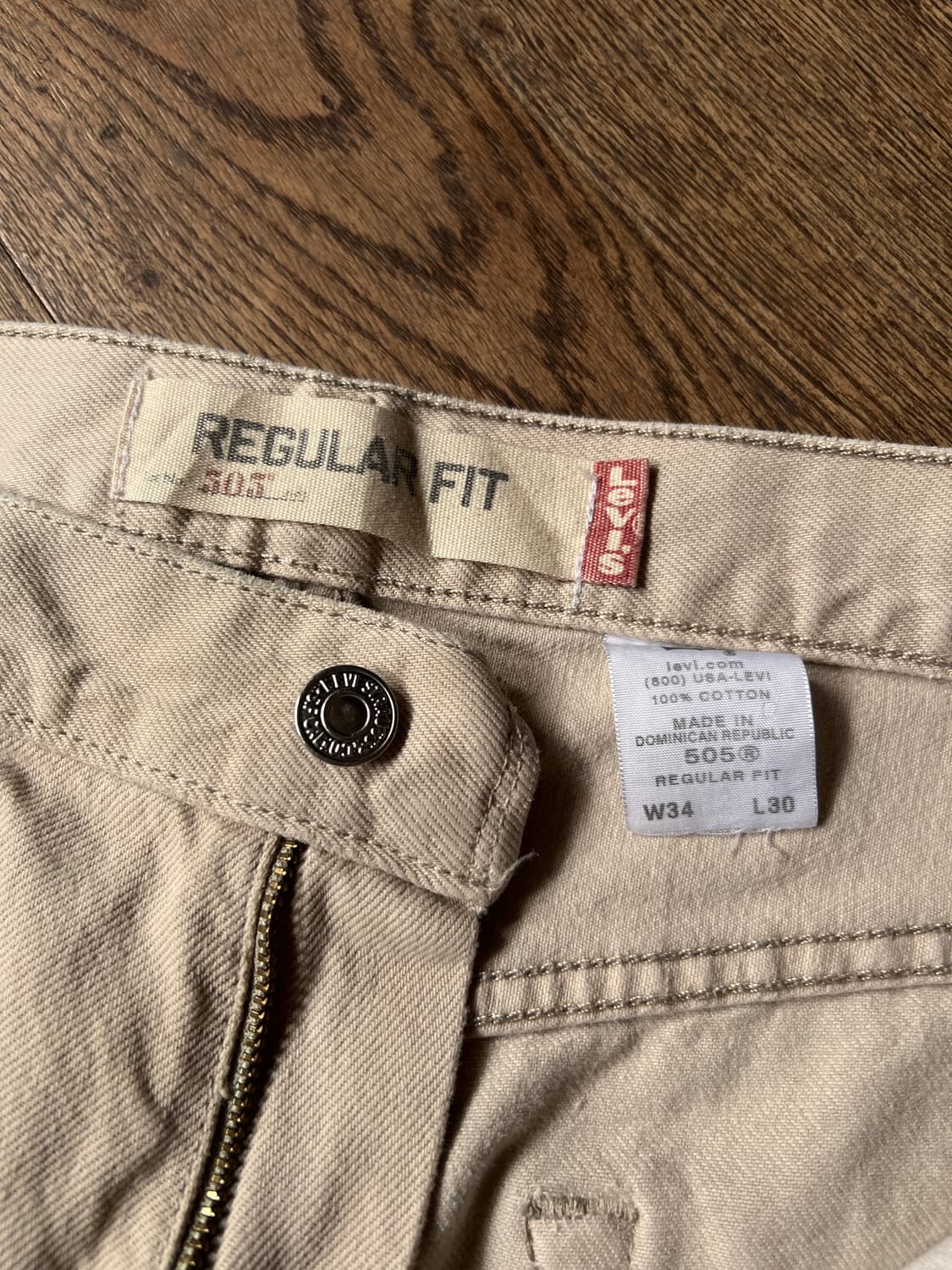 [34]리바이스 505 에크루 데님 팬츠 상품이미지4