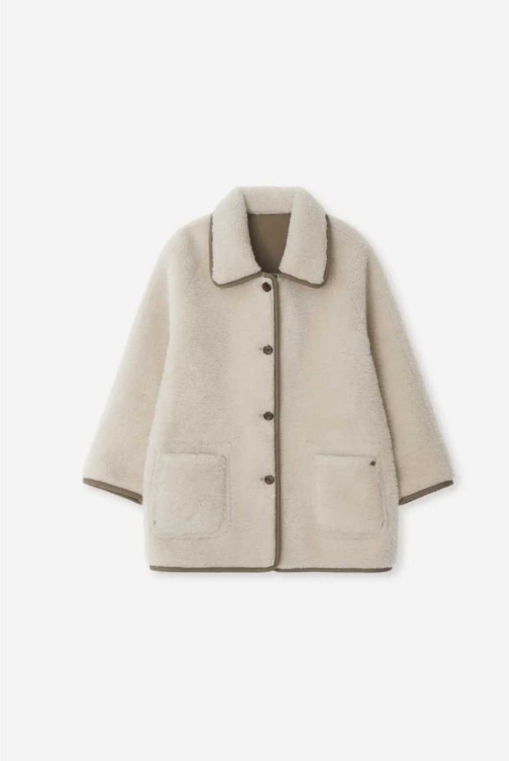 호와스 리버시블 무스탕 코트 상품이미지7