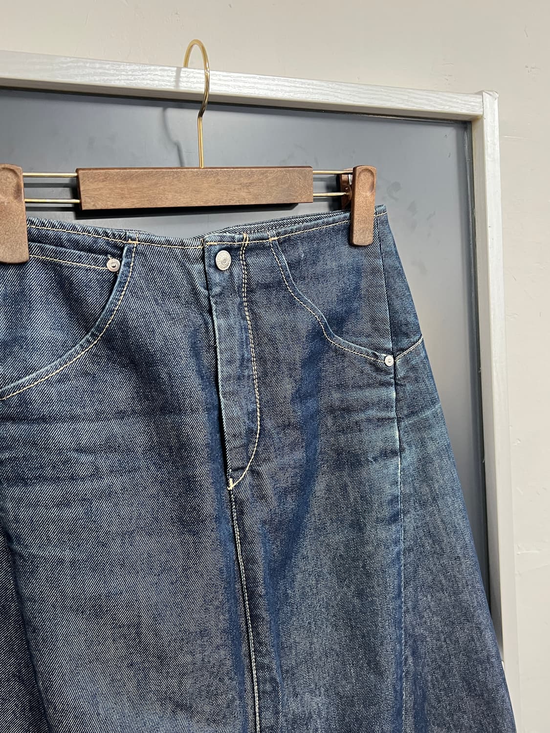 Levis 리바이스 엔지니어드 데님 롱 스커트 상품이미지2