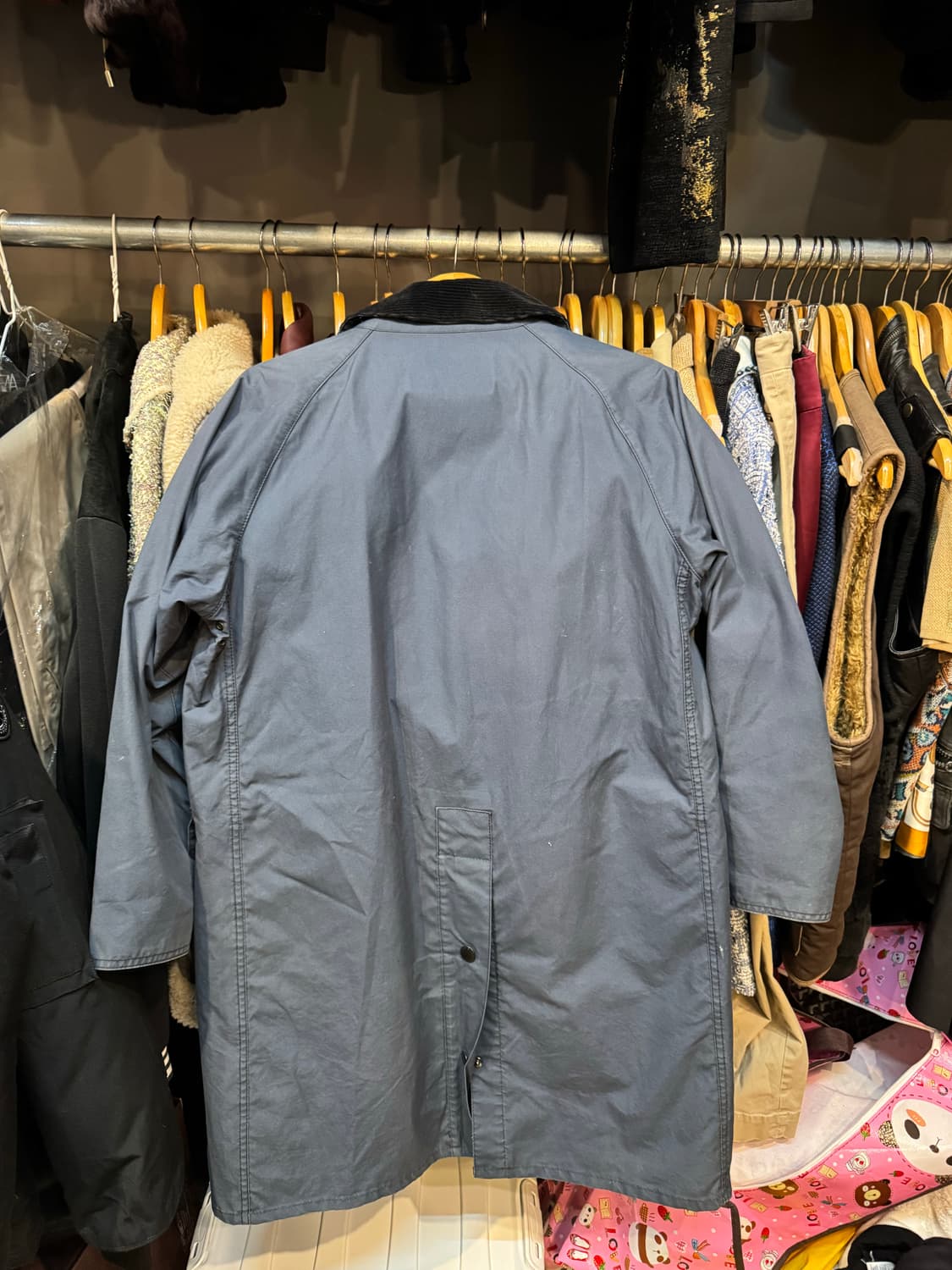 바버 왁싱 네이비 자켓 상품이미지2