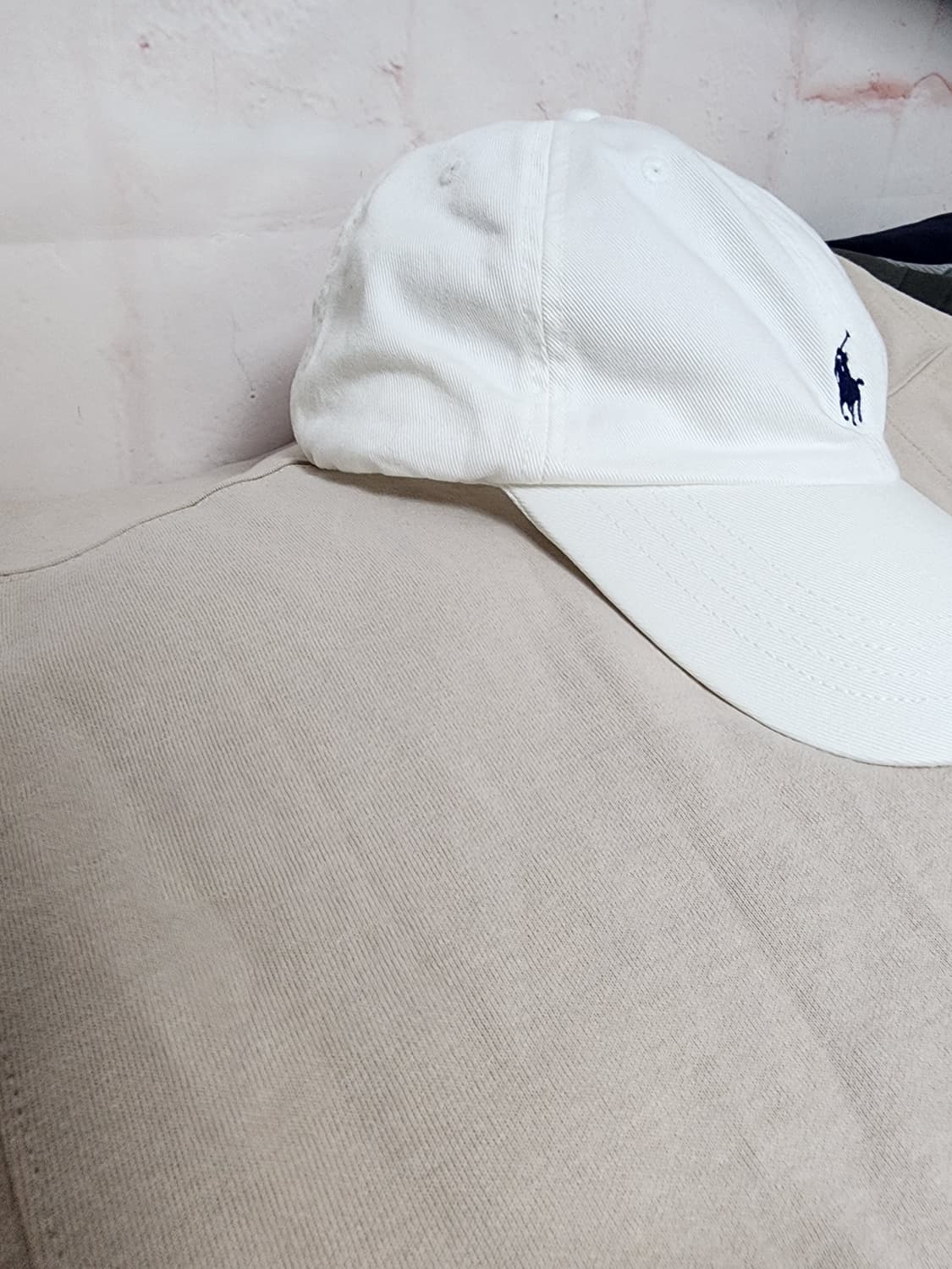 폴로 랄프로렌 화이트 볼캡 상품이미지3
