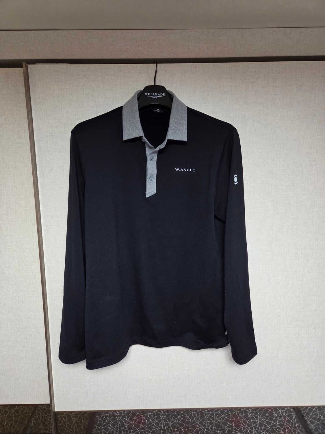 W.ANGLE 남성 긴팔 폴로 티셔츠 100 상품이미지1