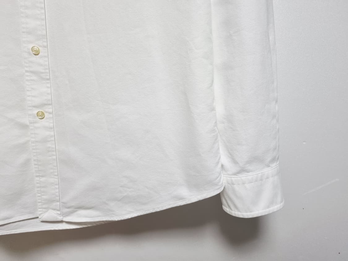 남성 폴로 POLO 옥스퍼드 옥스포드 화이트 흰색 긴팔 남방 셔츠 상품이미지10