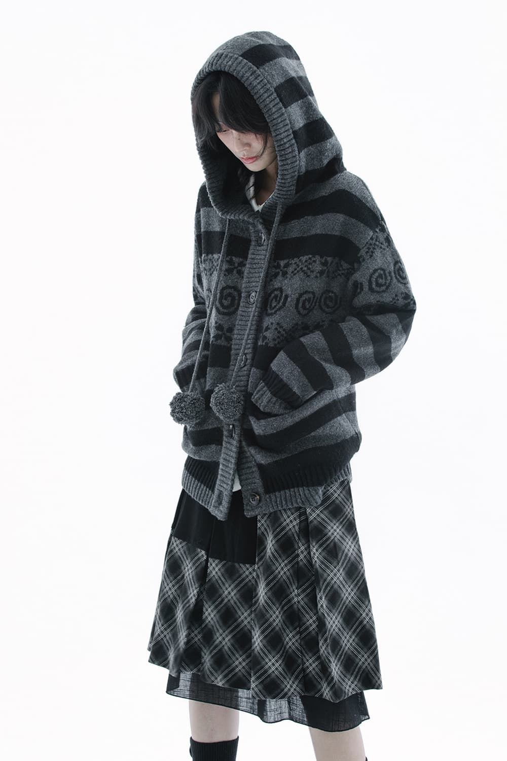 허그유어스킨 엔젤 윙 후드 가디건 상품이미지7