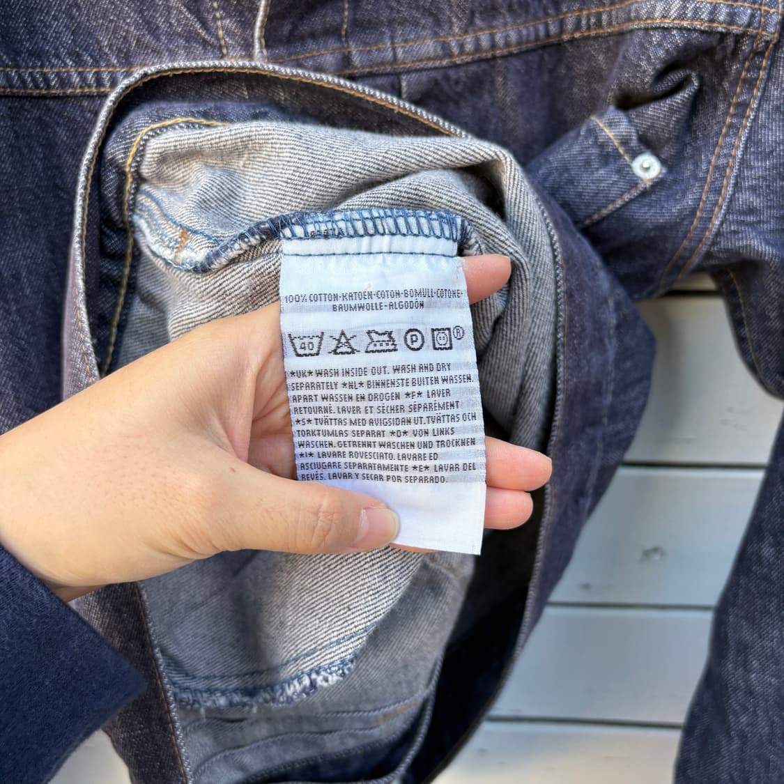 Levi’s 00s 리바이스 유럽판 타입1 데님 자켓 상품이미지6