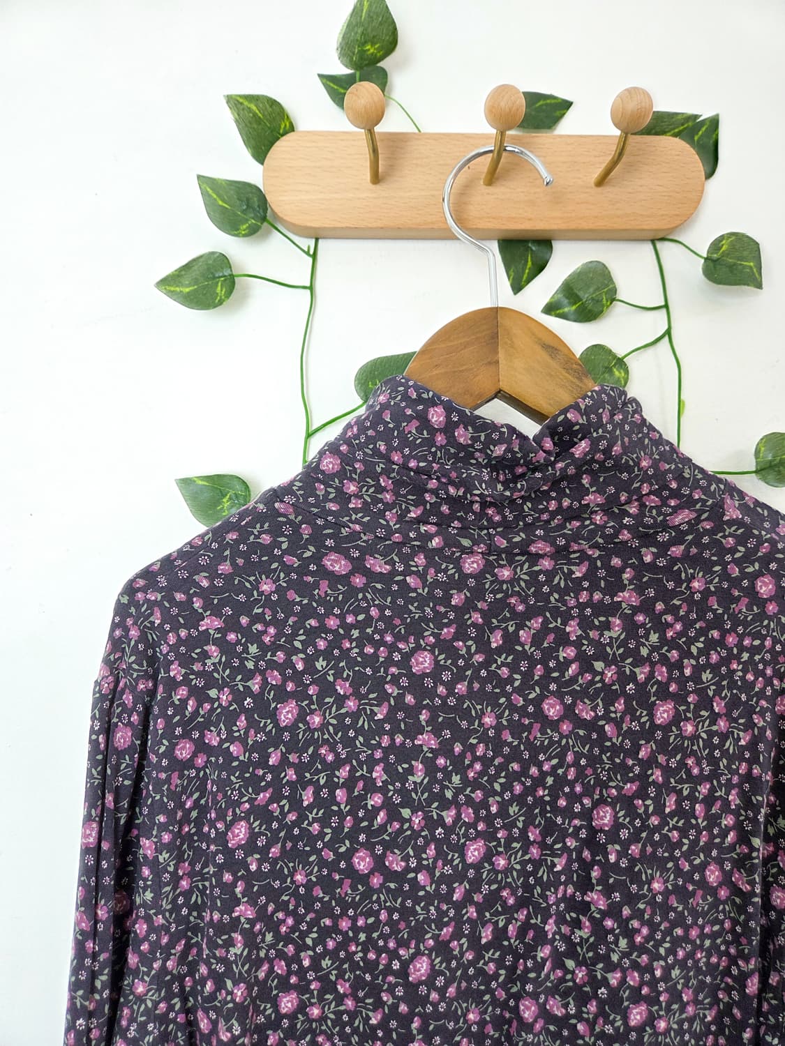 잔꽃 목폴라 슬리브 상품이미지5