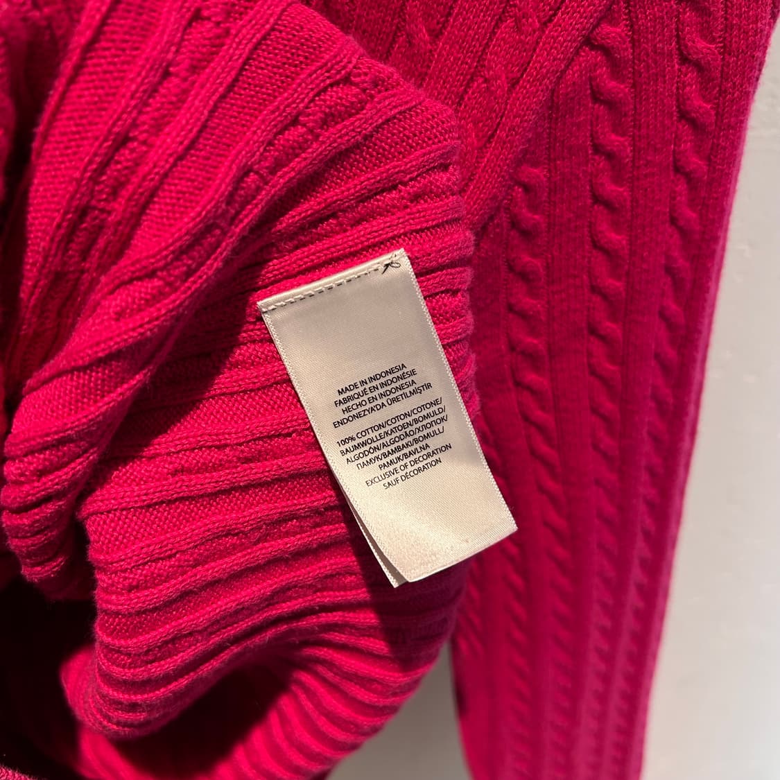 Polo Ralph Lauren Pink Cable Knit 상품이미지9