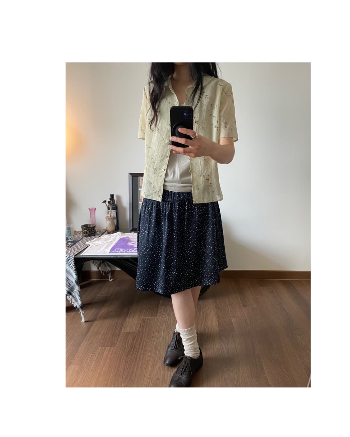 flower patterned blouse 상품이미지5