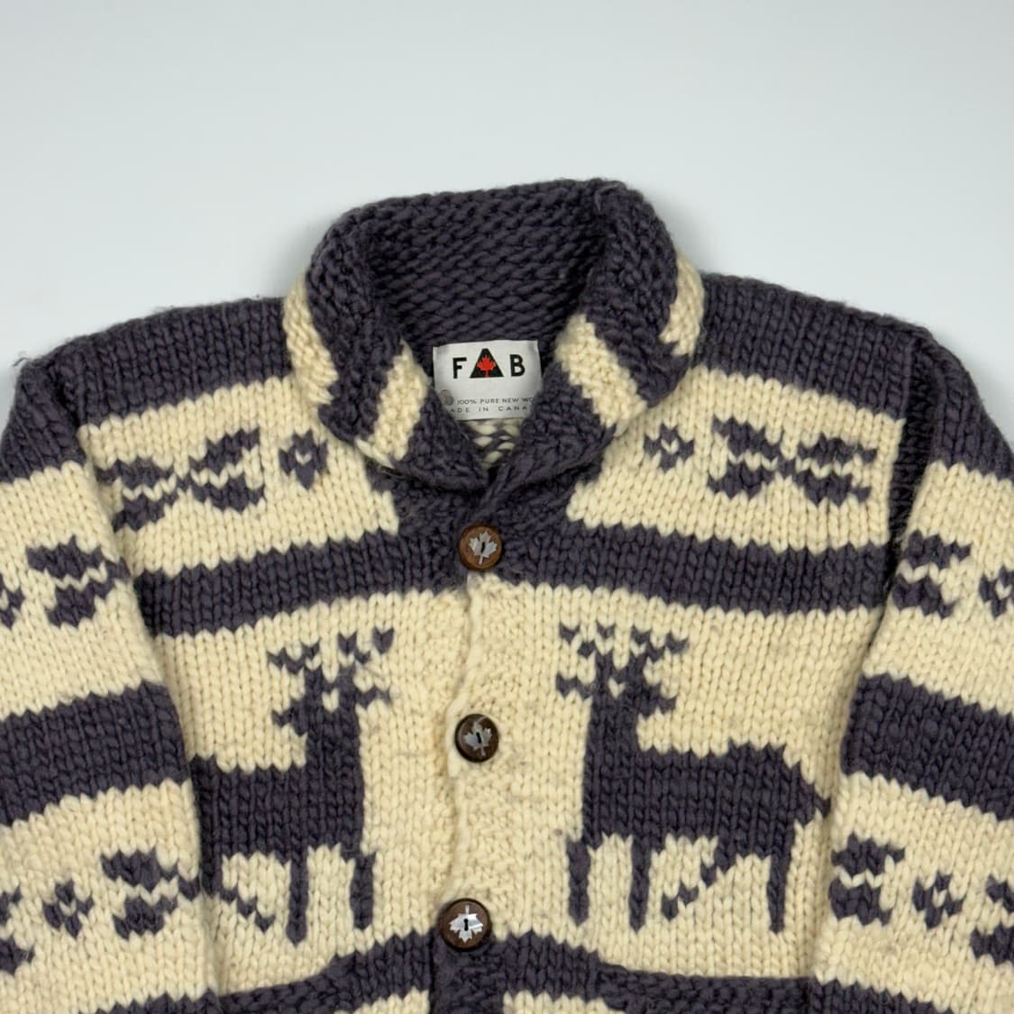 (105) 캐나다 빈티지 디어 코위찬 가디건 상품이미지3