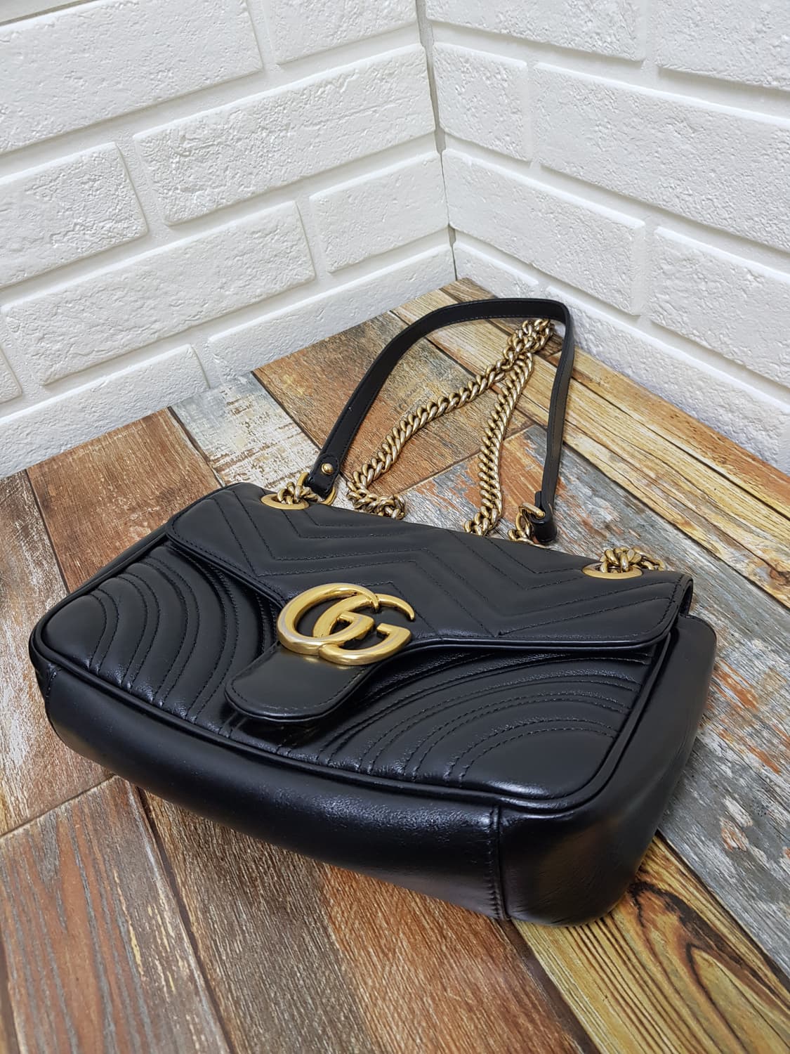 [정품] Gucci 구찌 마몽 마틀라세 체인백 스몰 상품이미지9