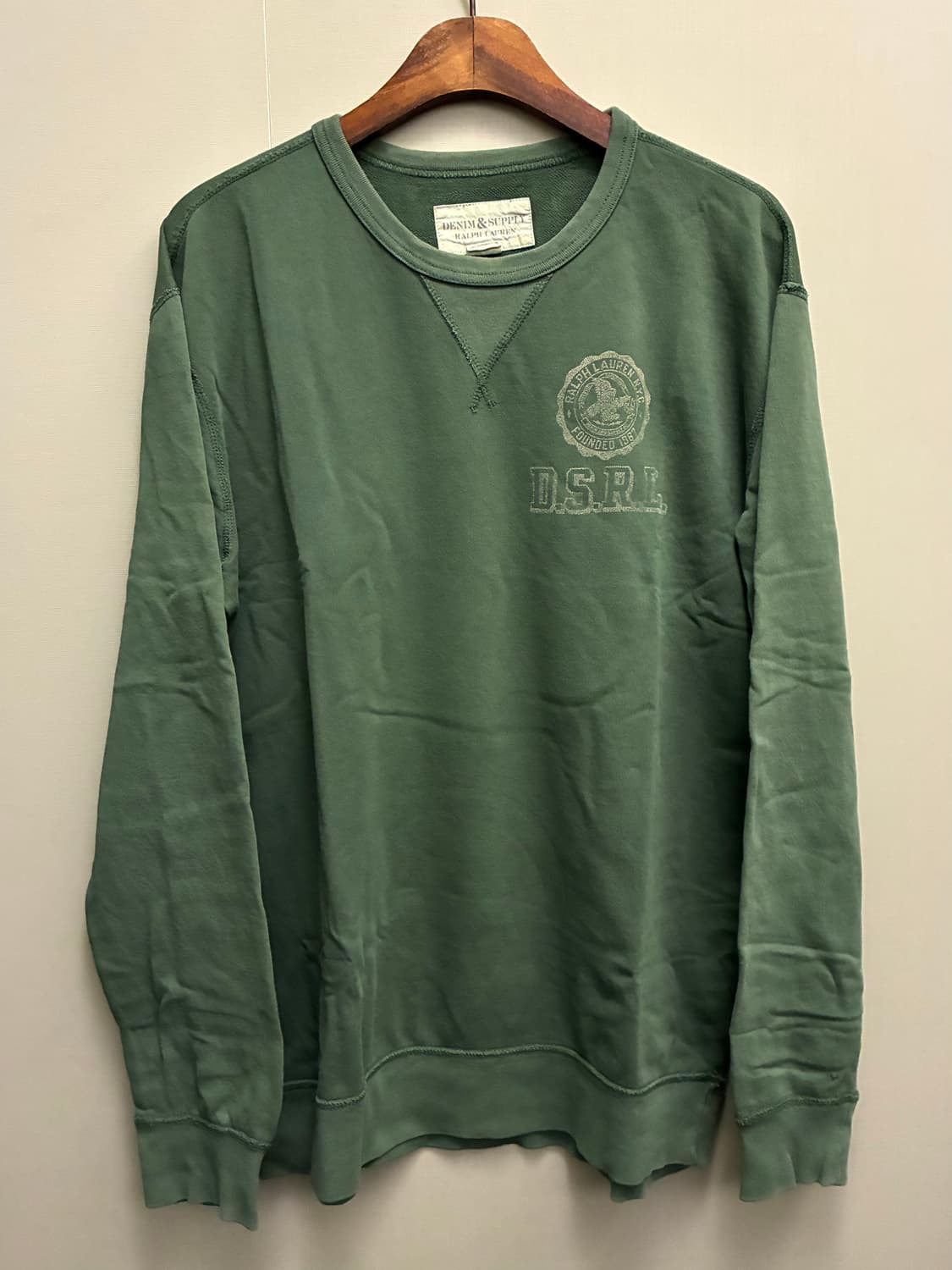 (L)RL 데님앤서플라이 랄프로렌 us 밀리터리 스웻셔츠 맨투맨 상품이미지1