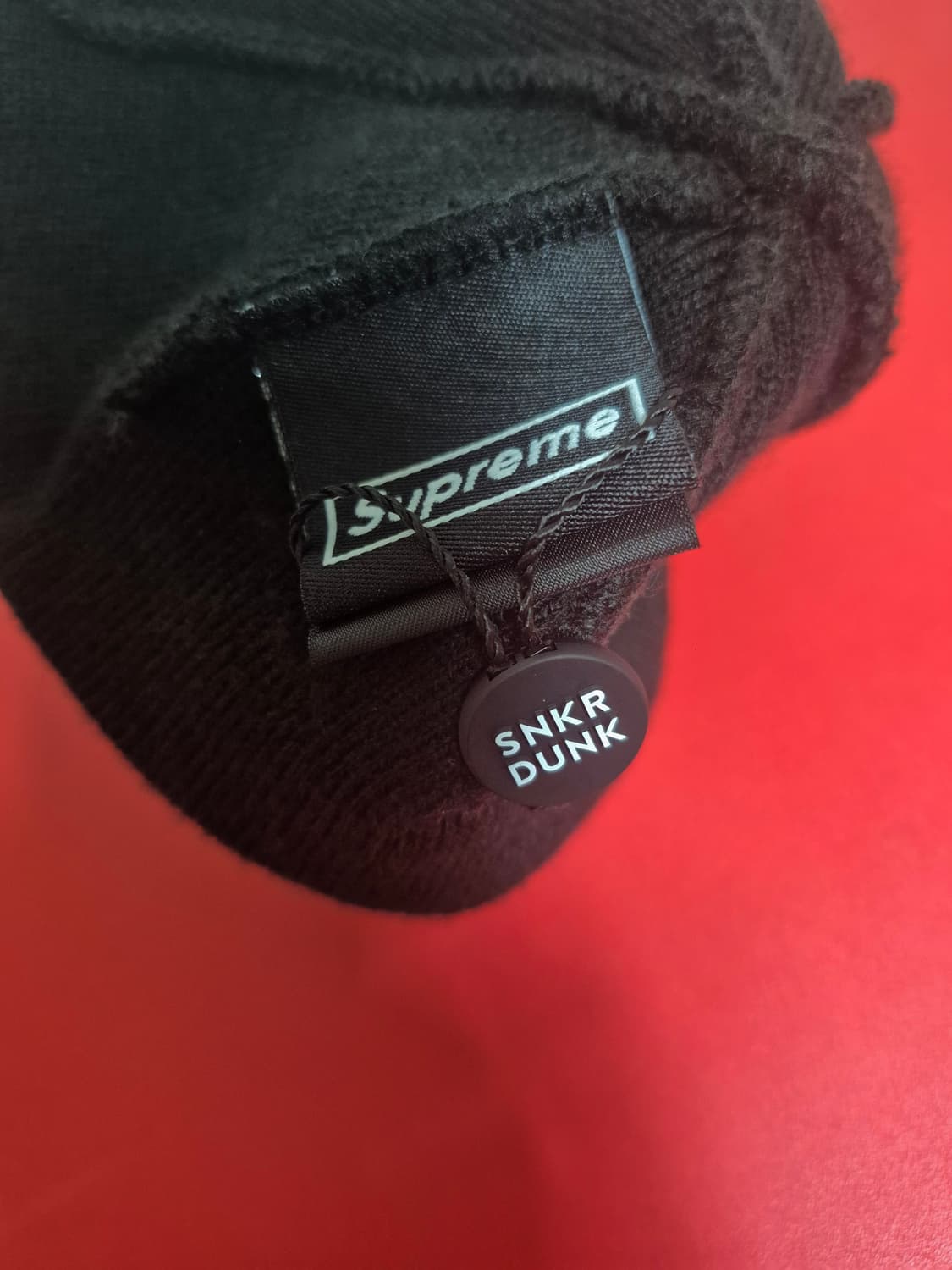 슈프림 뉴에라 크로스 박스로고 비니 블랙 상품이미지4