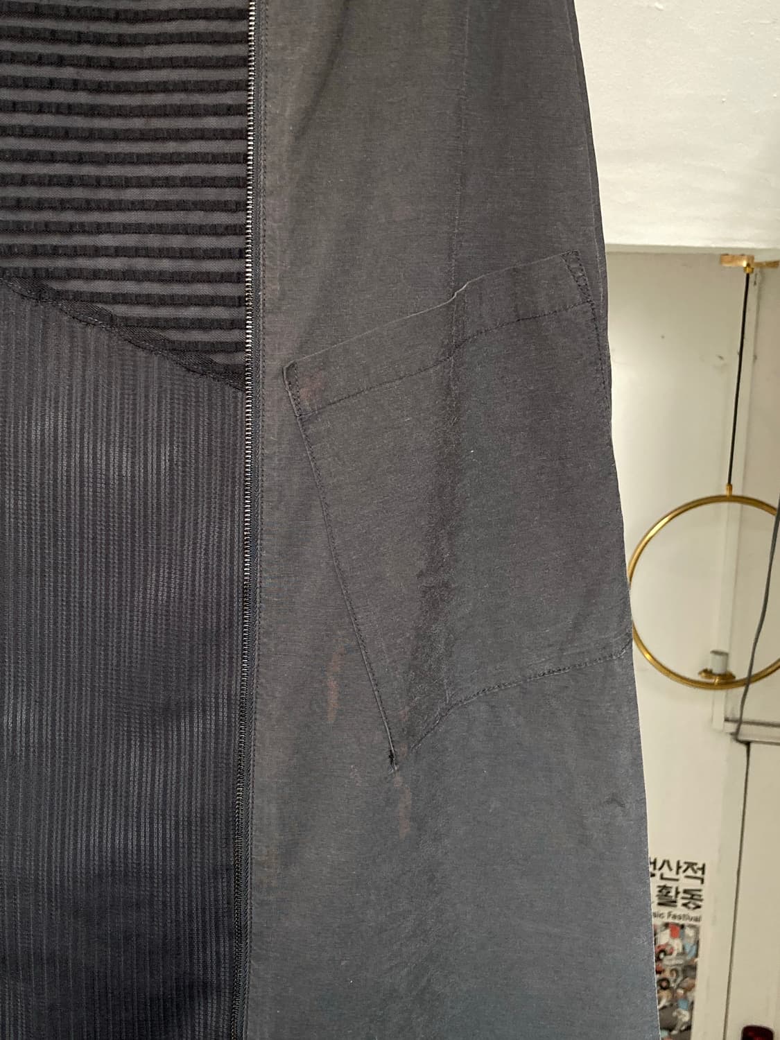 레이어드 블랙 미디 원피스 상품이미지8