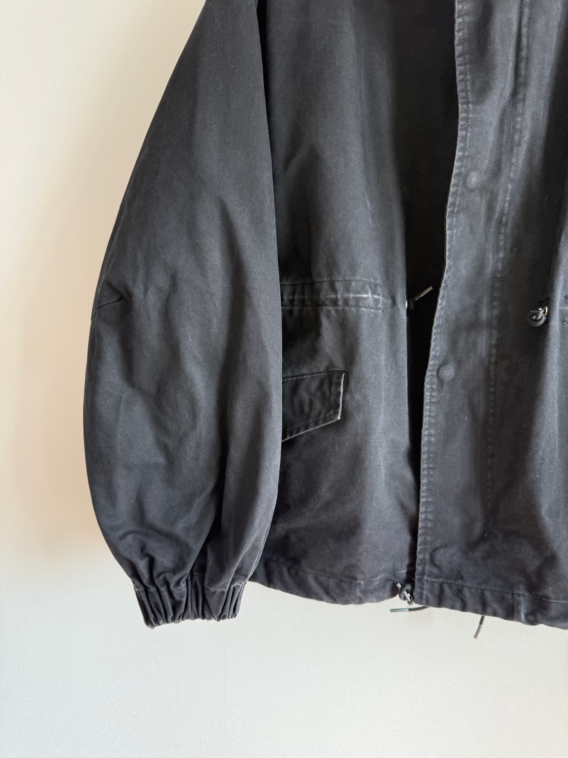 라퍼지스토어(LAFUDGE STORE) 숏 피쉬테일 야상(내피 포함) 상품이미지2