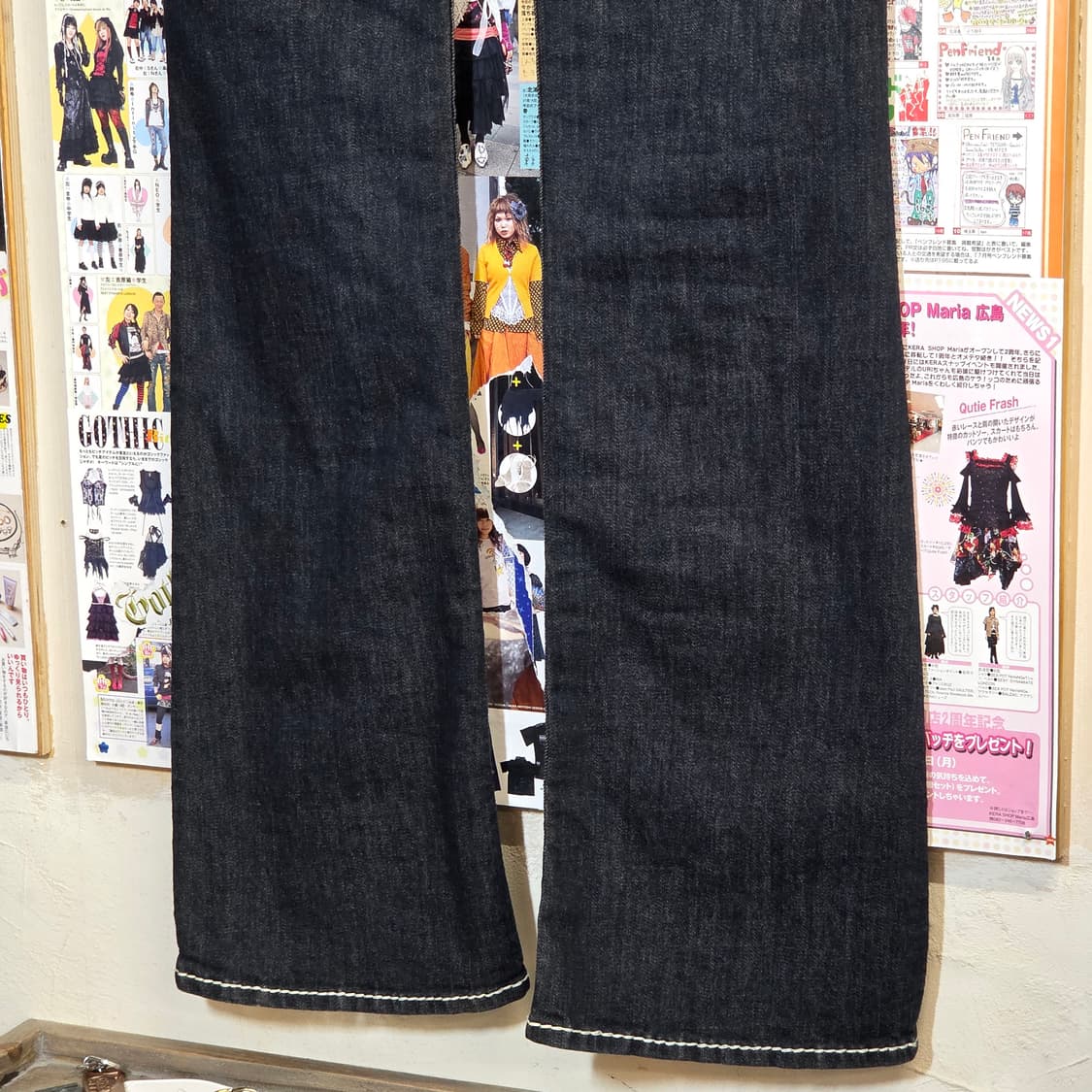 트루릴리전 USA 진청 부츠컷 데님팬츠 상품이미지4