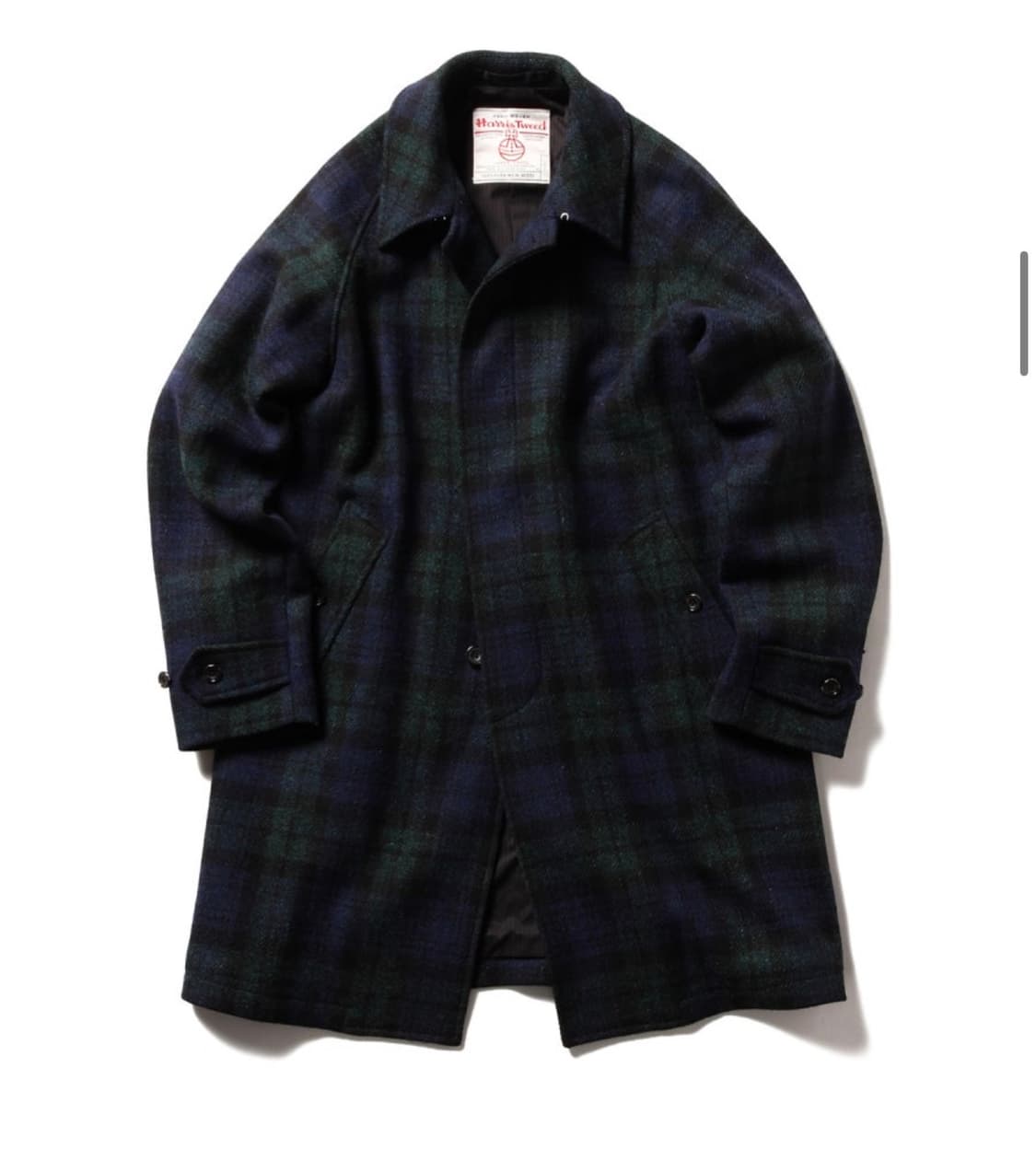 빔즈 플러스 해리스 트위드 발마칸 코트 XL 상품이미지1