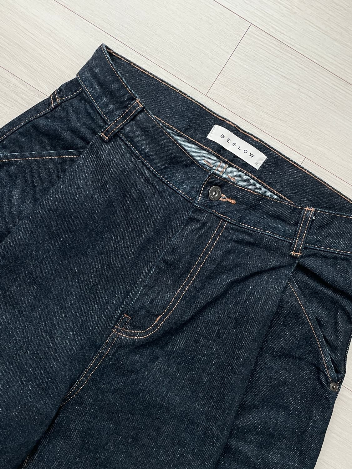 비슬로우 콘밀 데님 인디고 28사이즈 상품이미지3