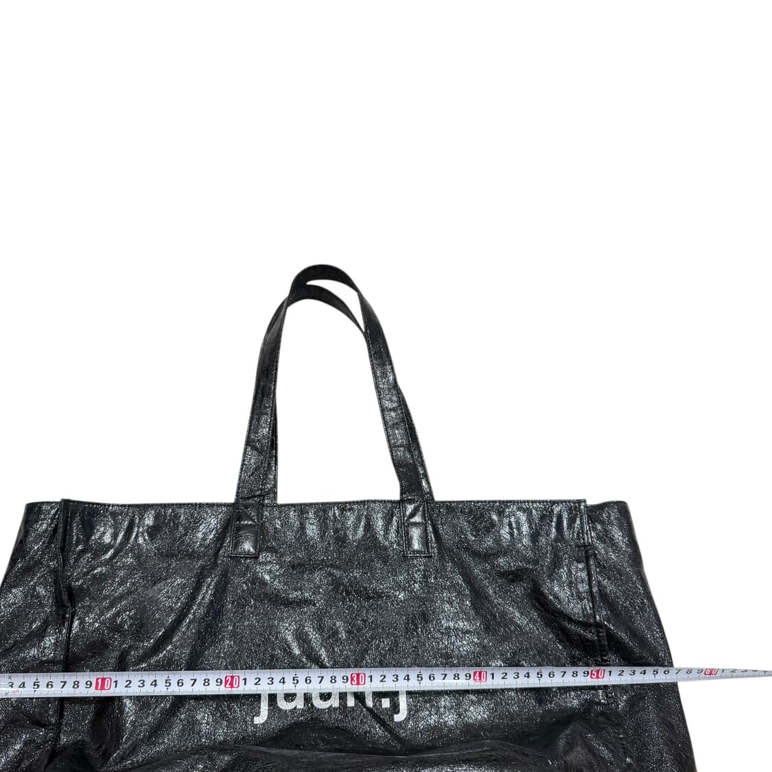 준지 유광 쇼퍼백 가방 블랙 상품이미지5