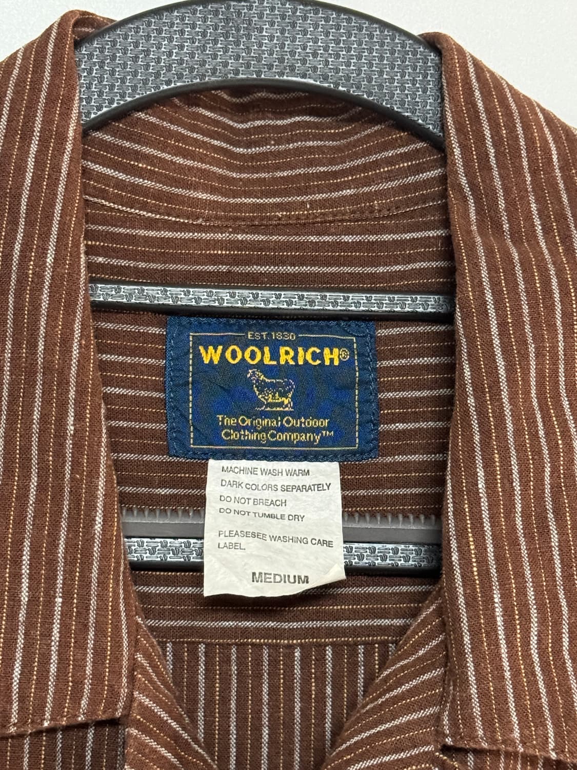 미국 WOOLRICH 스트라이프 셔츠 100-105 상품이미지2