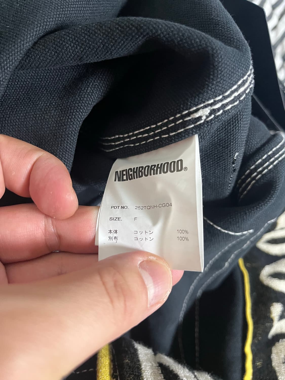 (새제품) NEIGHBORHOOD 네이버후드 뉴스페이퍼 백 블랙  상품이미지9