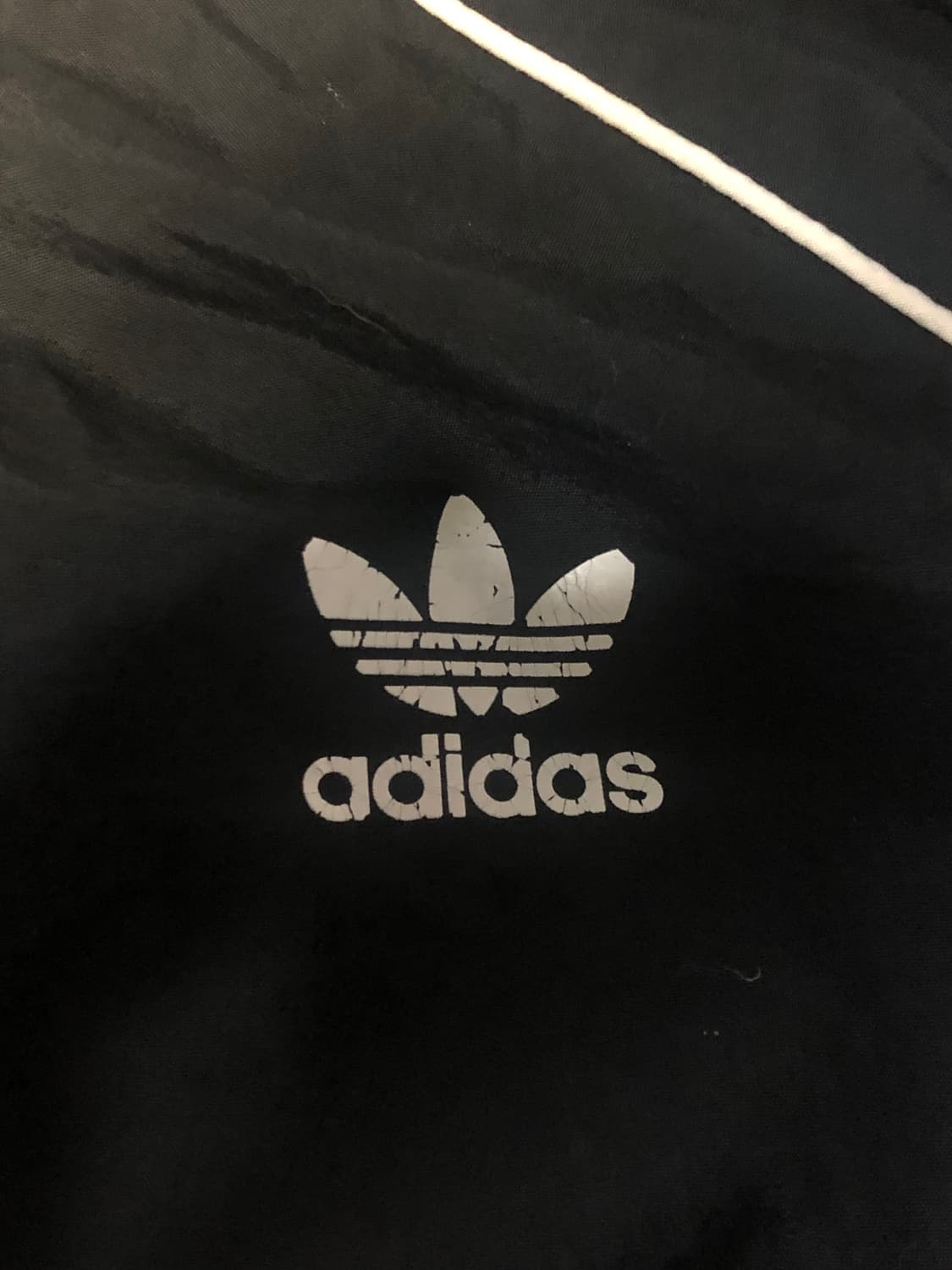 아디다스 블랙 파이어버드 투웨이 바람막이 자켓 2XL 상품이미지4