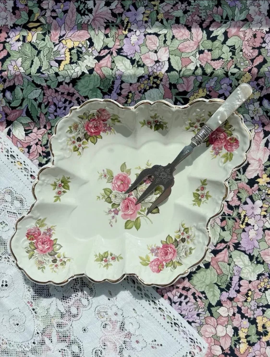 영국 제임스켄트 올드폴리 하모니로즈 서빙볼 상품이미지1