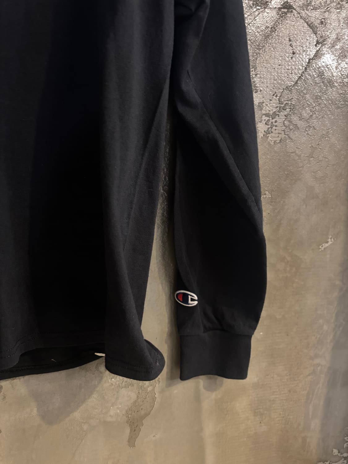 챔피온 블랙 롱슬리브 M 상품이미지3