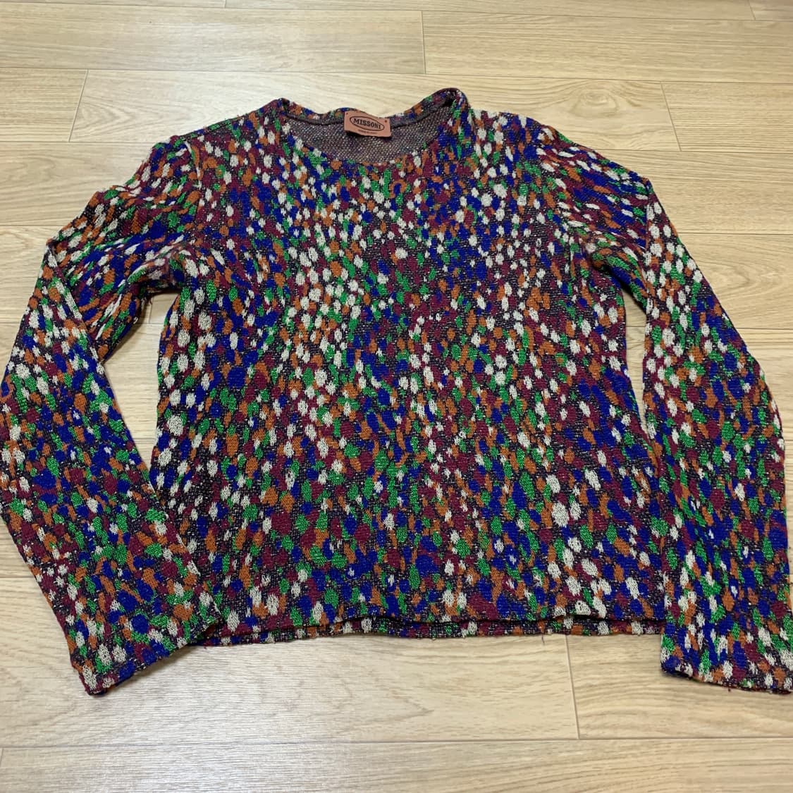 S)Missoni 미쏘니 90s 자카드 니트 자켓 셋업(55추천) 상품이미지5
