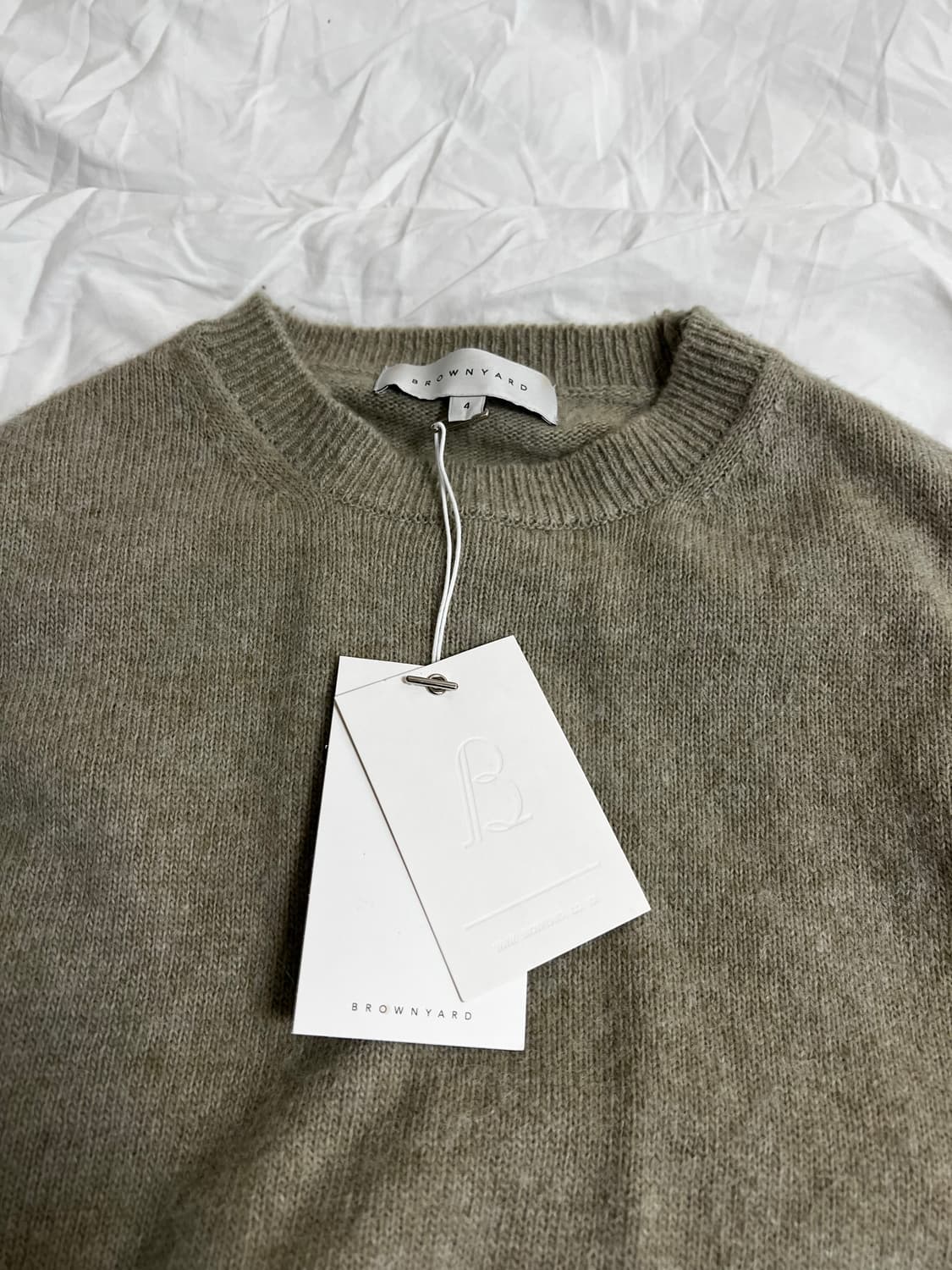 브라운야드 23FW 알파카 니트 4사이즈 상품이미지6