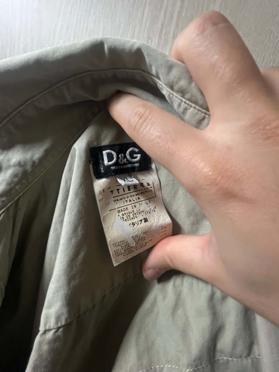 빈티지 돌체앤가바나 셔츠 xl 상품이미지3