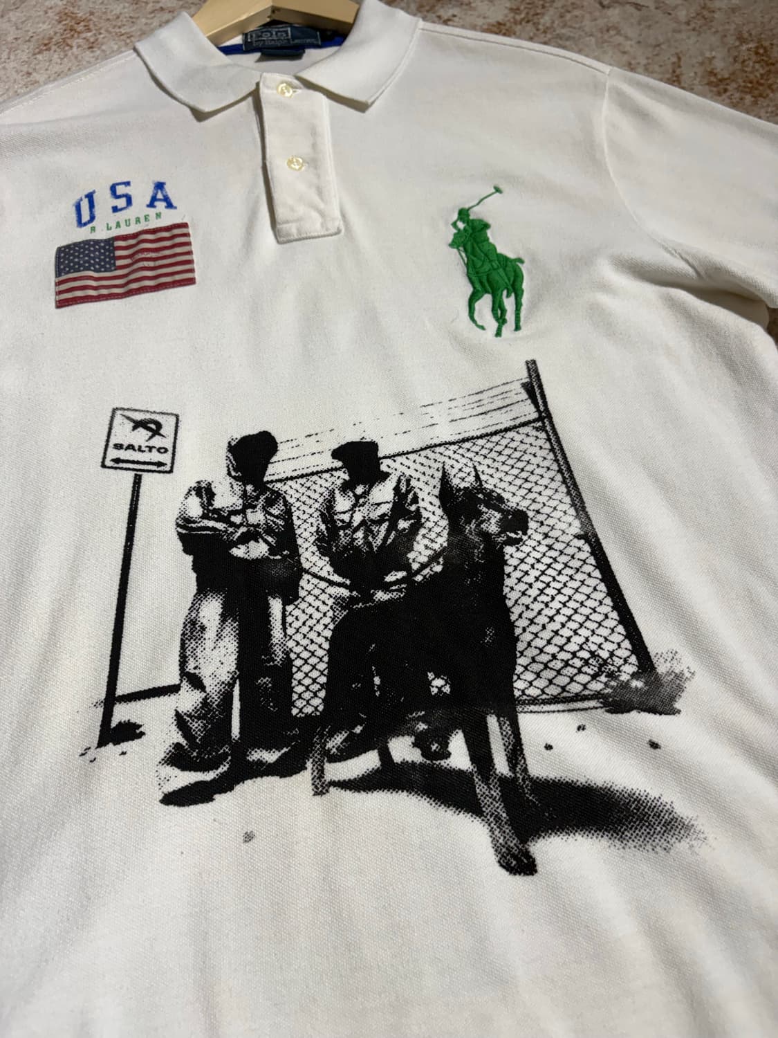 폴로 빅포니 USA 성조기 커스텀 반팔 카라티셔츠 상품이미지2