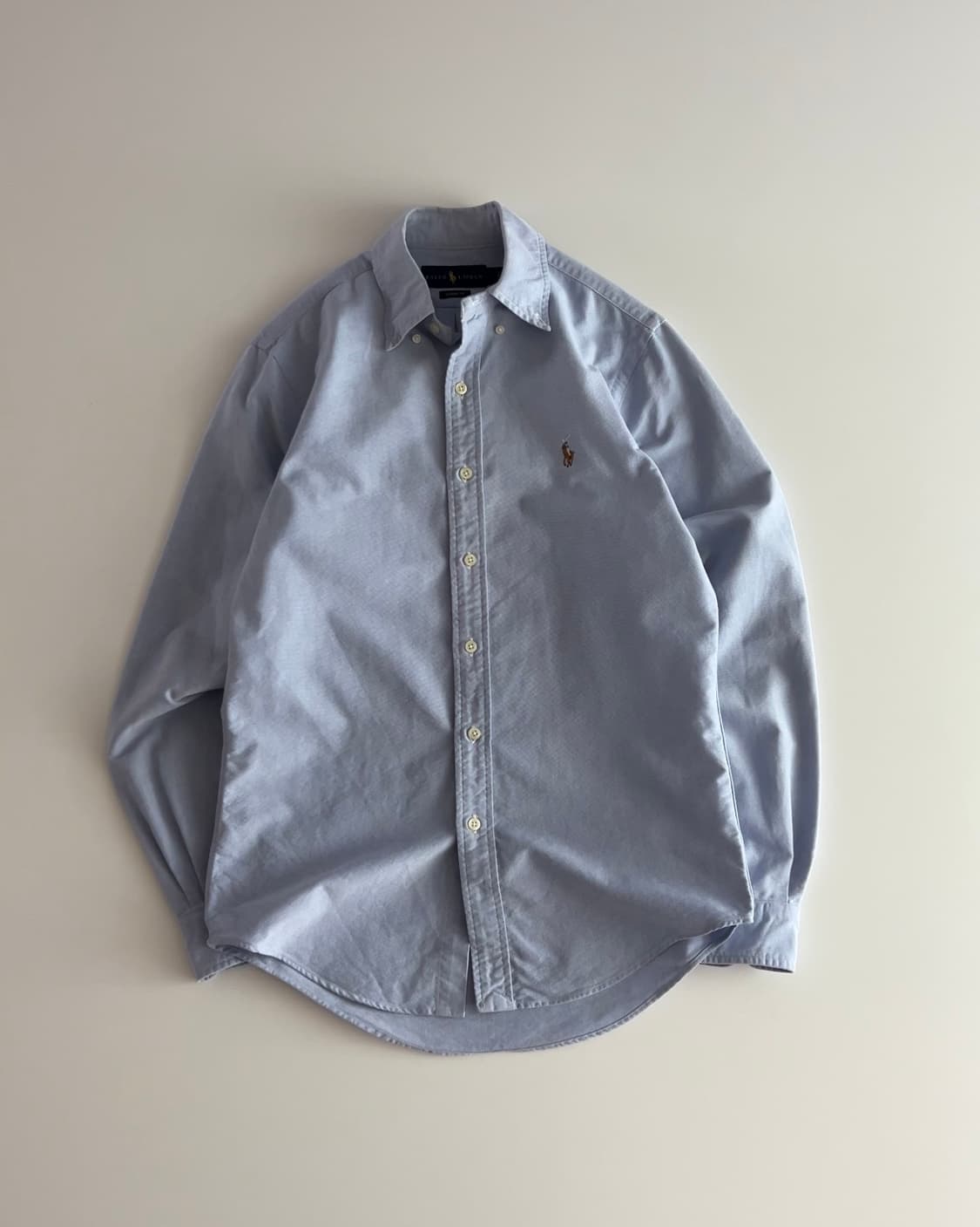 폴로 랄프로렌 소라색 옥스포드 셔츠 XS 상품이미지1