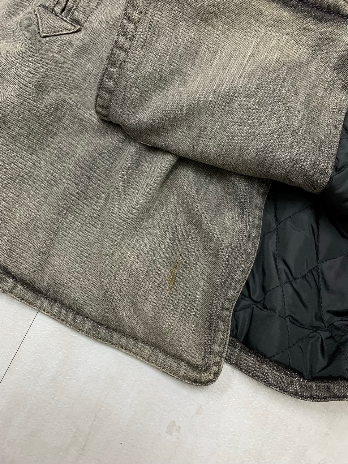 데님 앤서플라이 흑청 자켓 #145 상품이미지5