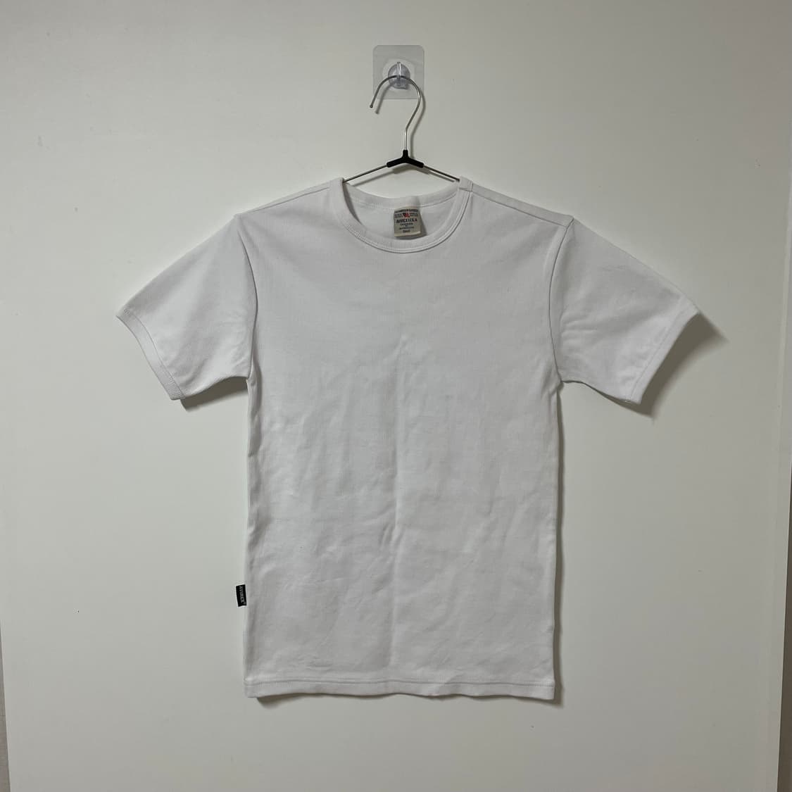 AVIREX WHITE RIBBED SHORT SLEEVE 상품이미지2