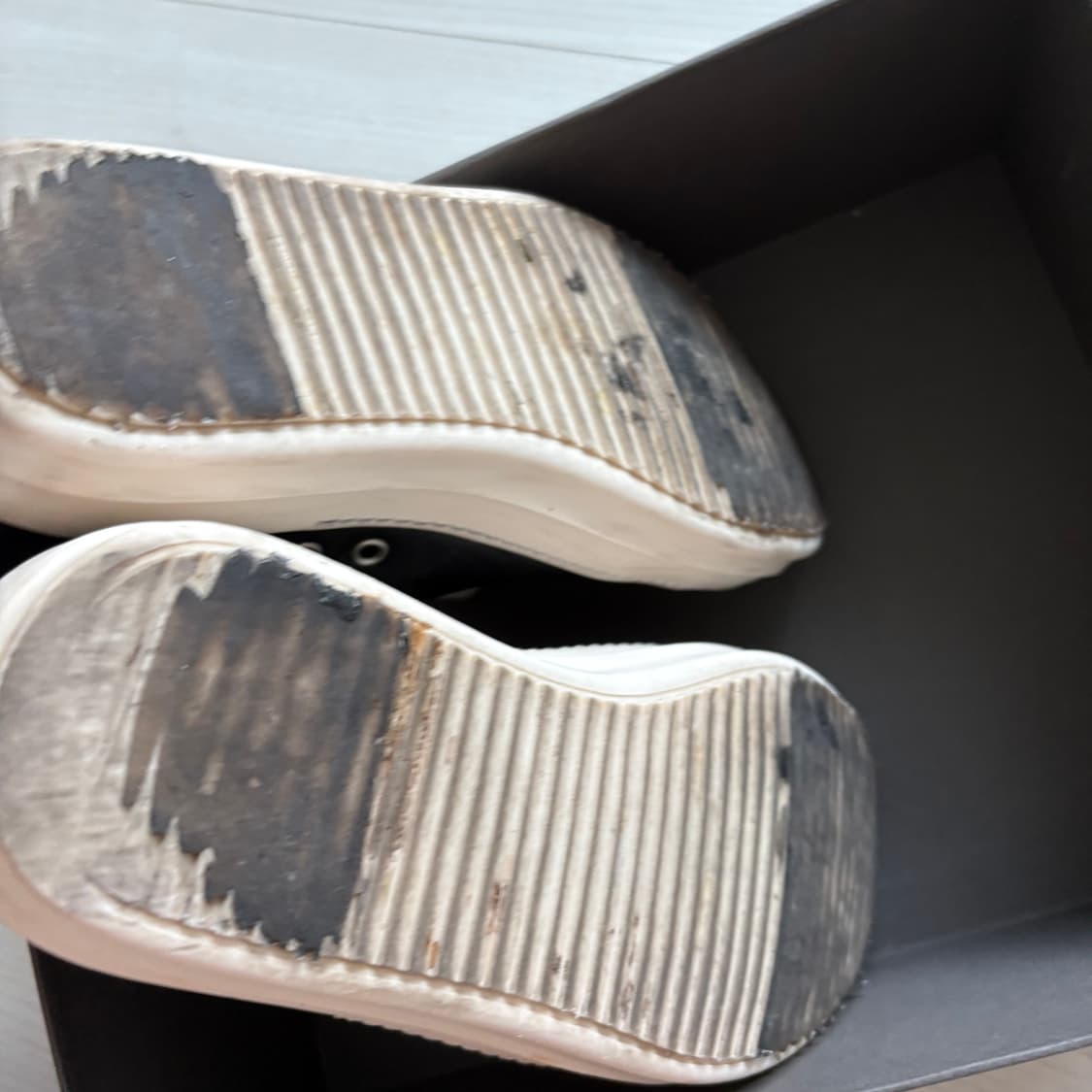 릭오웬스 라몬즈 레더 로우 42 상품이미지6